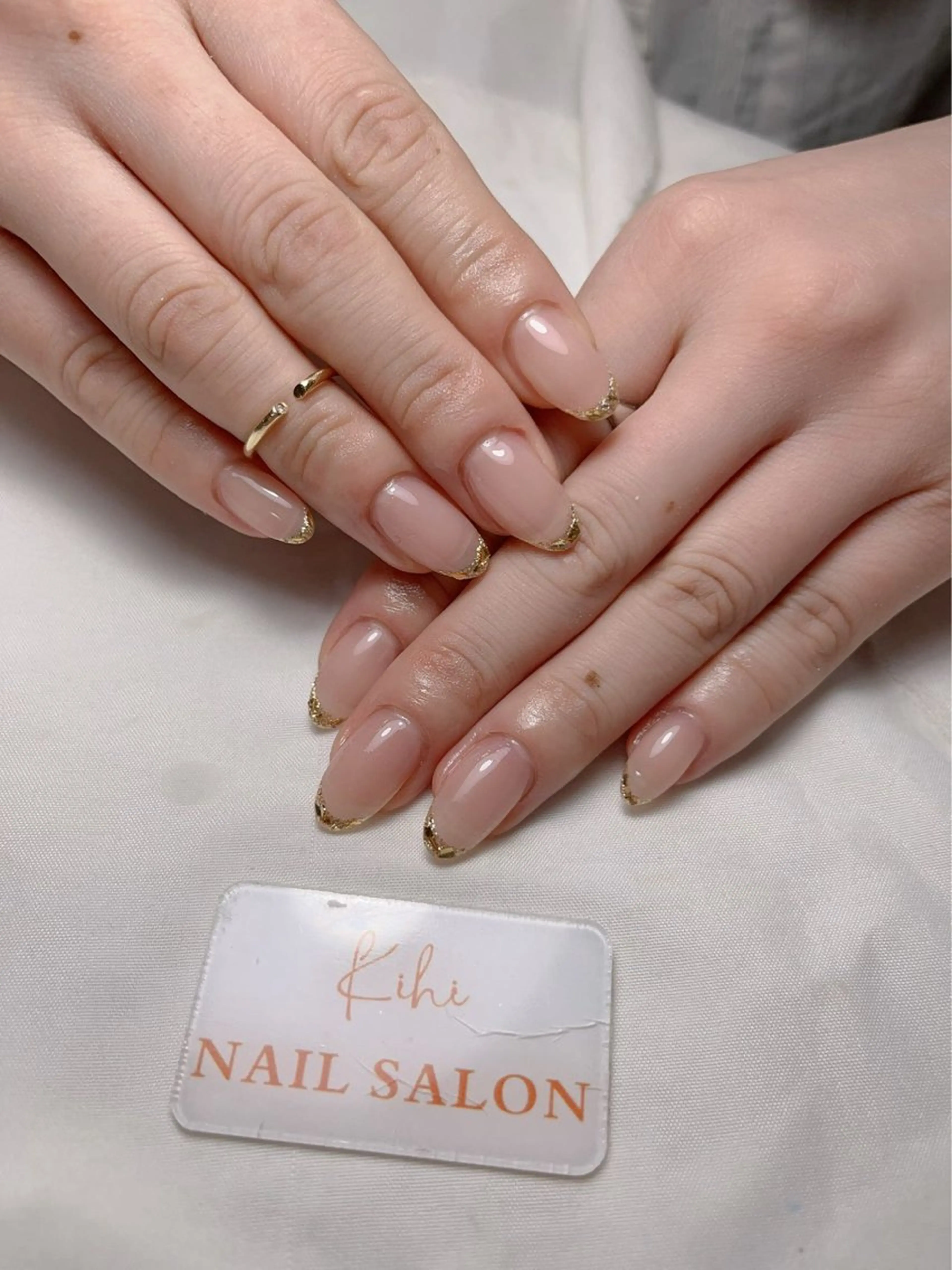 ネイル アートネイル フレンチネイル ジェルネイル グラデーション 韓国ネイル ハンドネイル ハンドケア Nail Salon Kihi さくらのネイルデザイン
