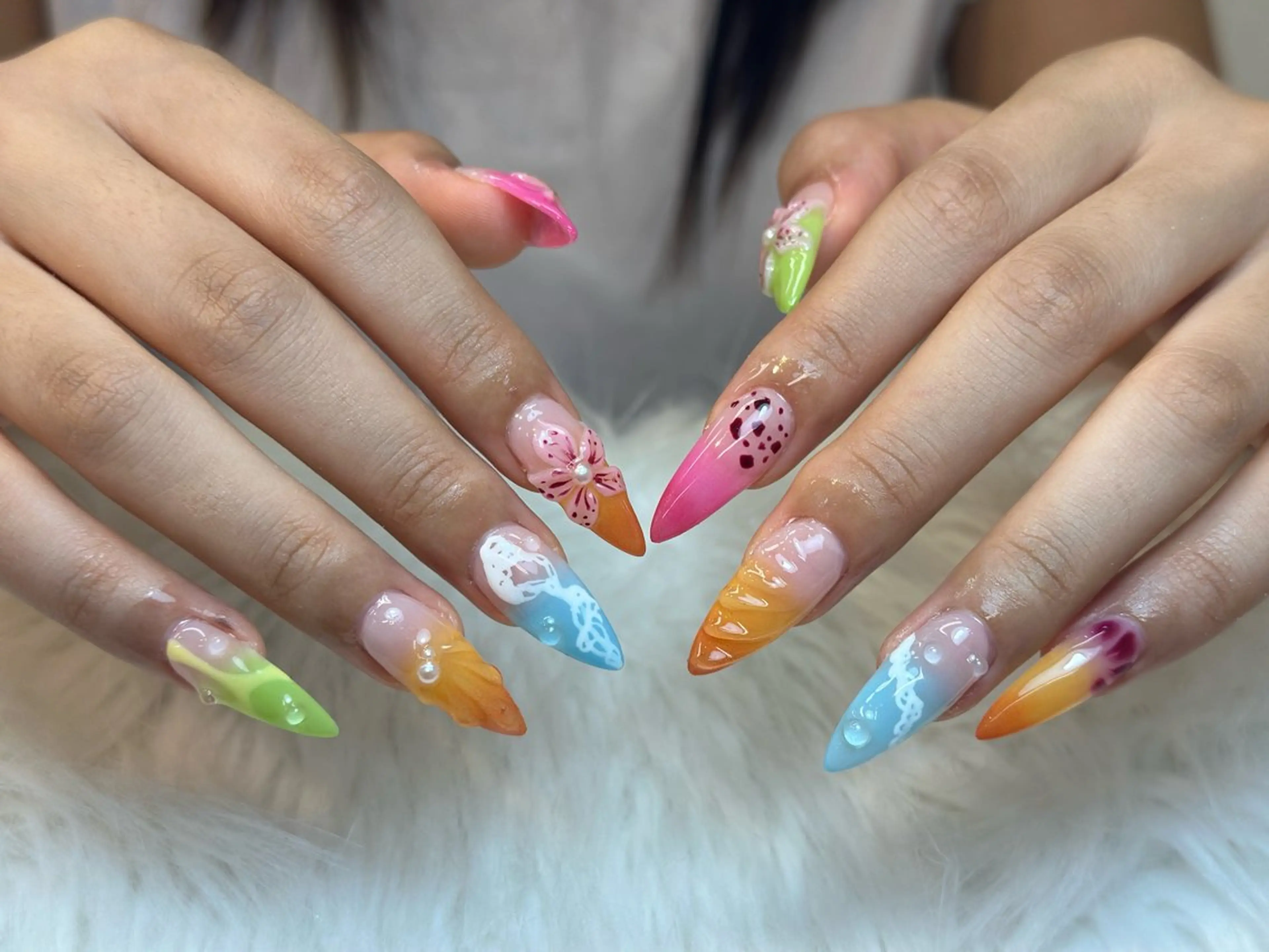 ネイル アートネイル ジェルネイル ハンドネイル JennNail_ マオのネイルデザイン