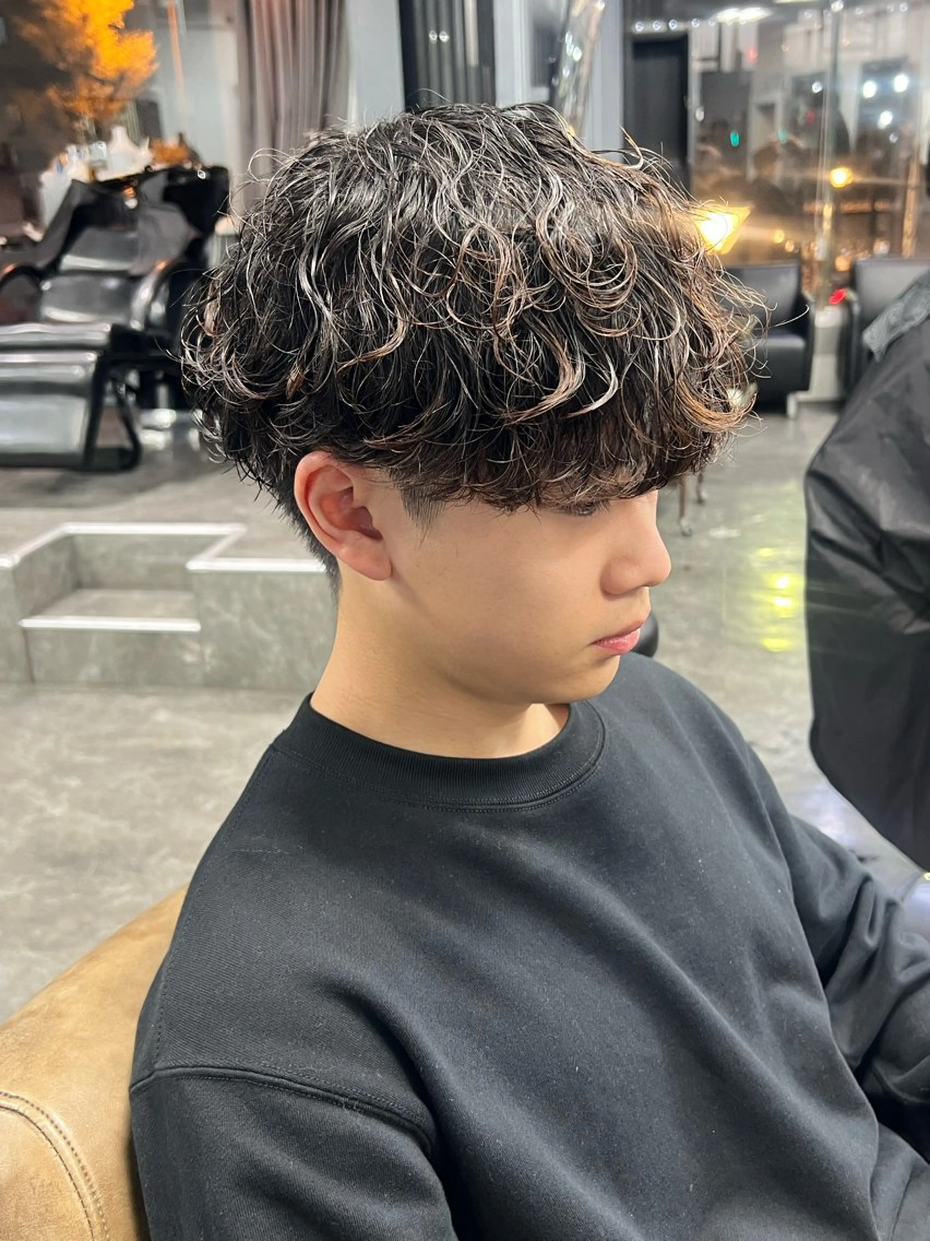 ショート パーマ 梅田/メンズ／美容師 パーマ/一色翔のヘアスタイル