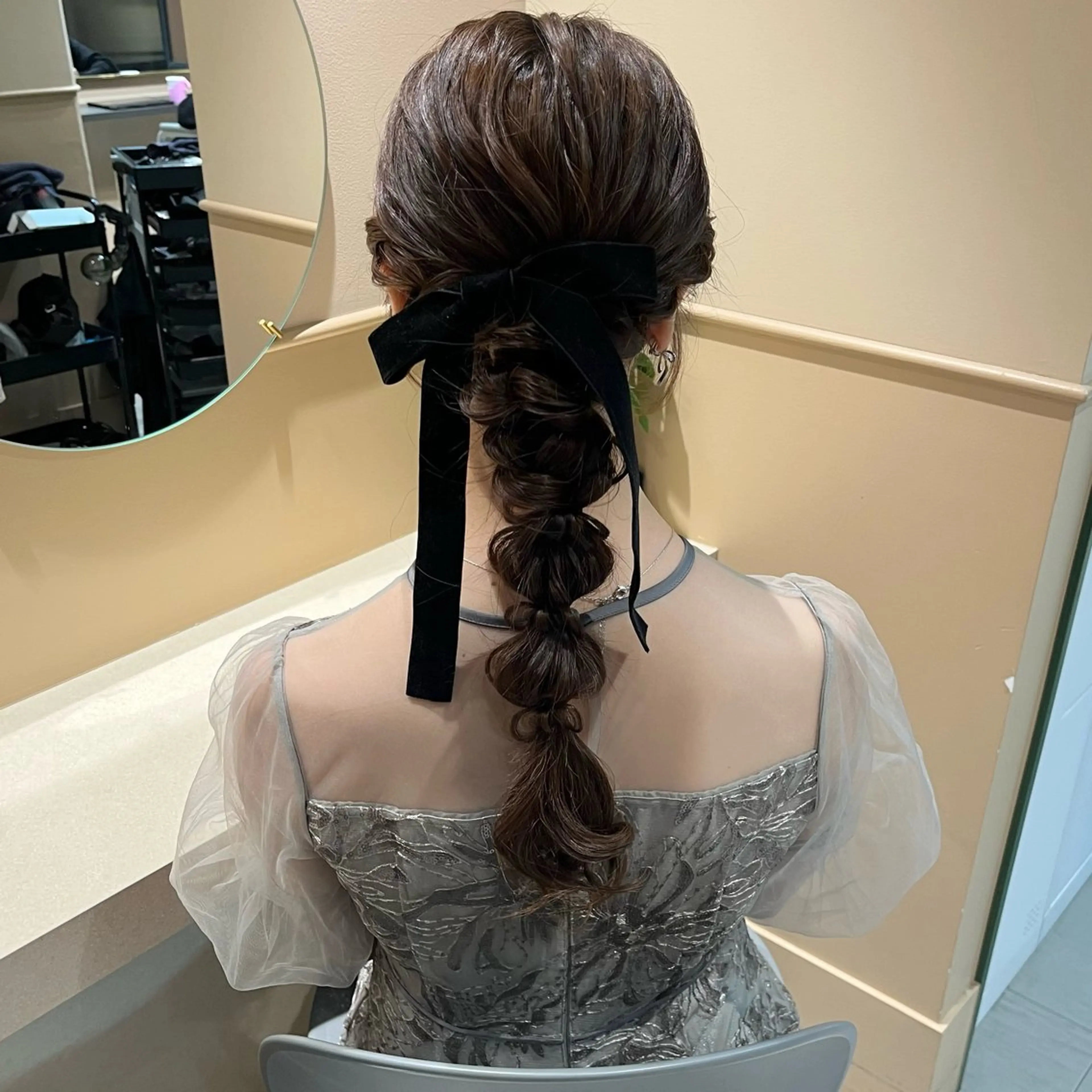 ロング ヘアアレンジ ヘアセット 🫧tomoka 透明感カラー🫧のヘアスタイル