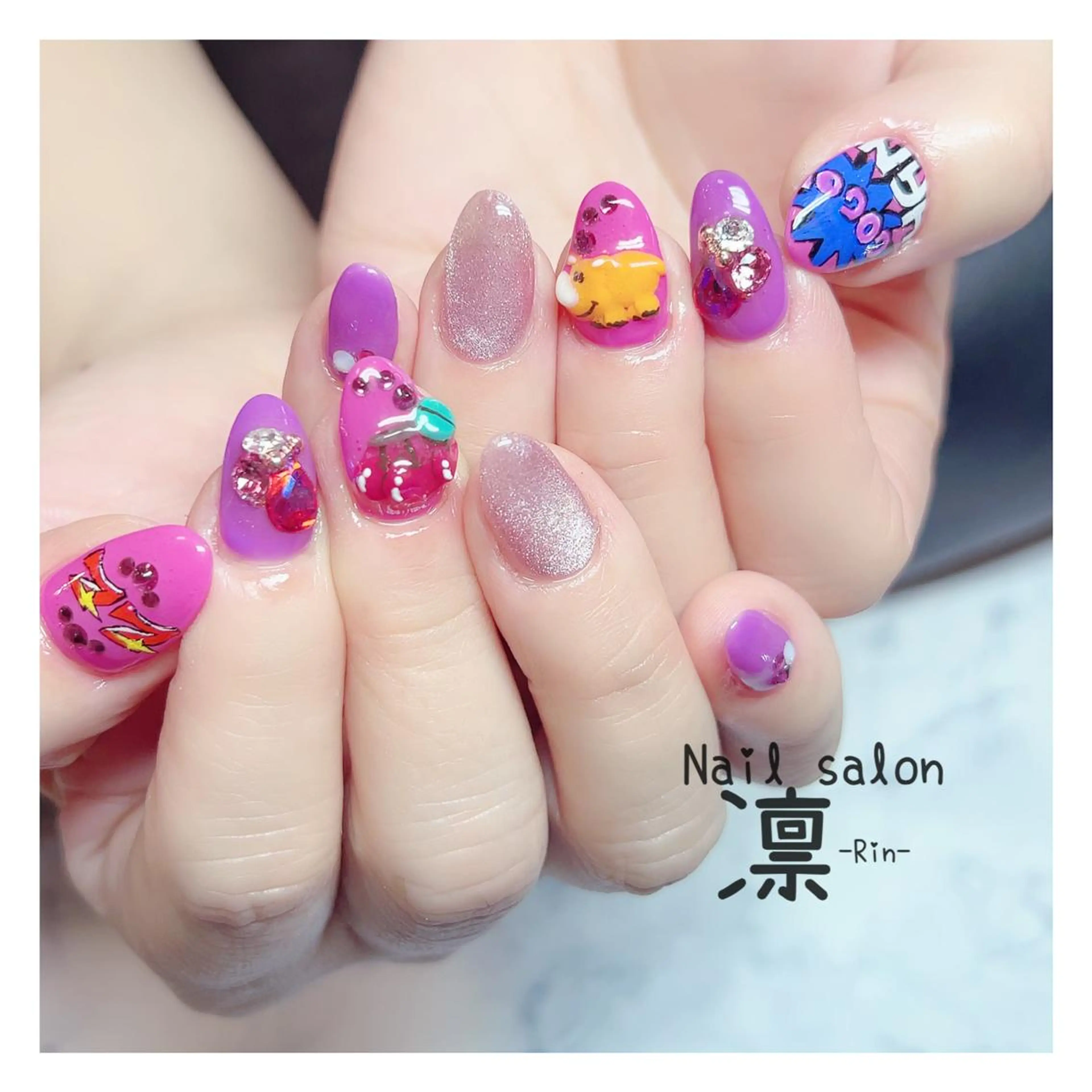 ネイル ジェルネイル private salon凛のネイルデザイン