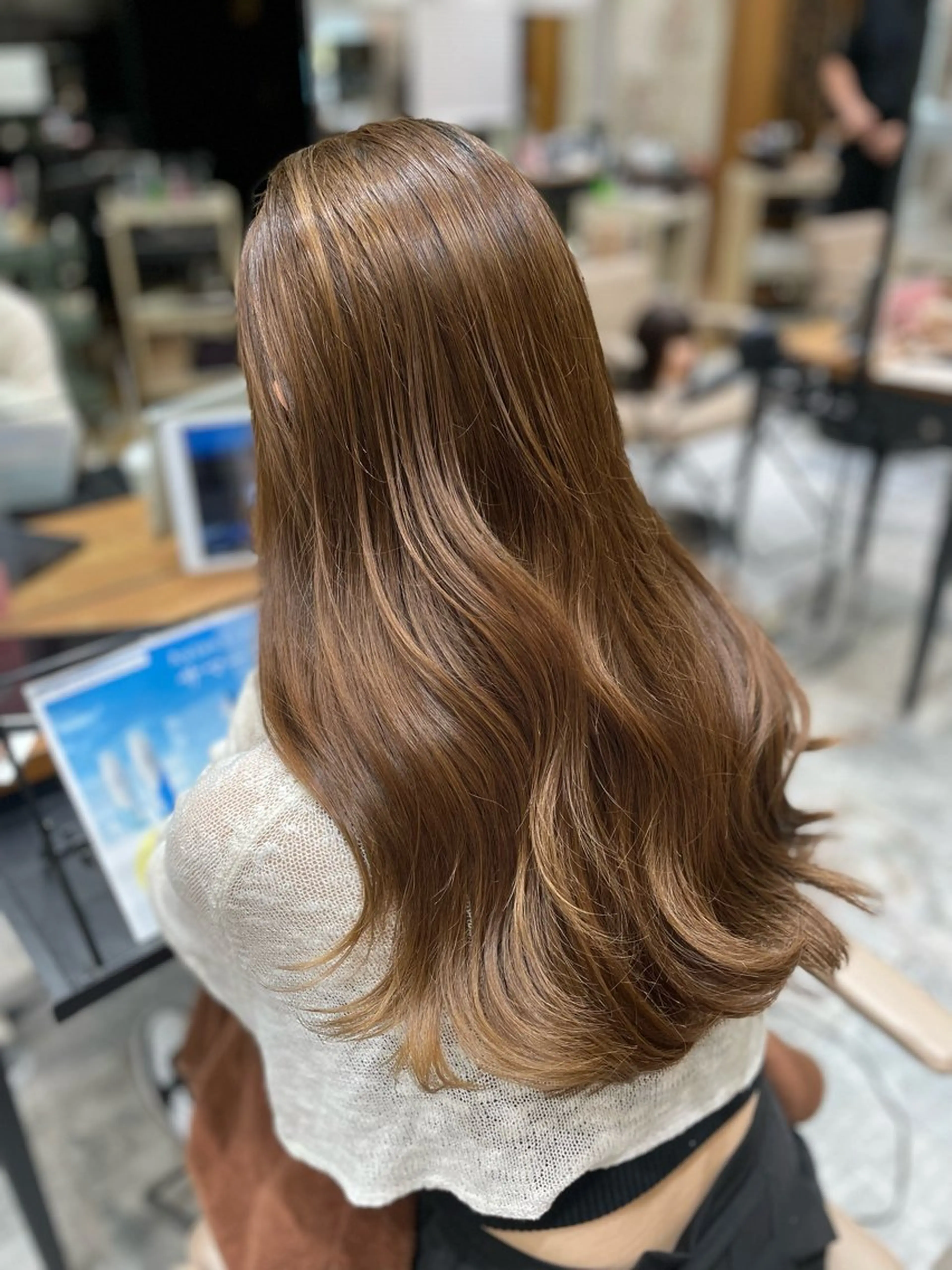 セミロング 縮毛矯正 トリートメント ヘッドスパ ヘアセット 前髪顔まわりカット 🌈中村海聖のヘアスタイル