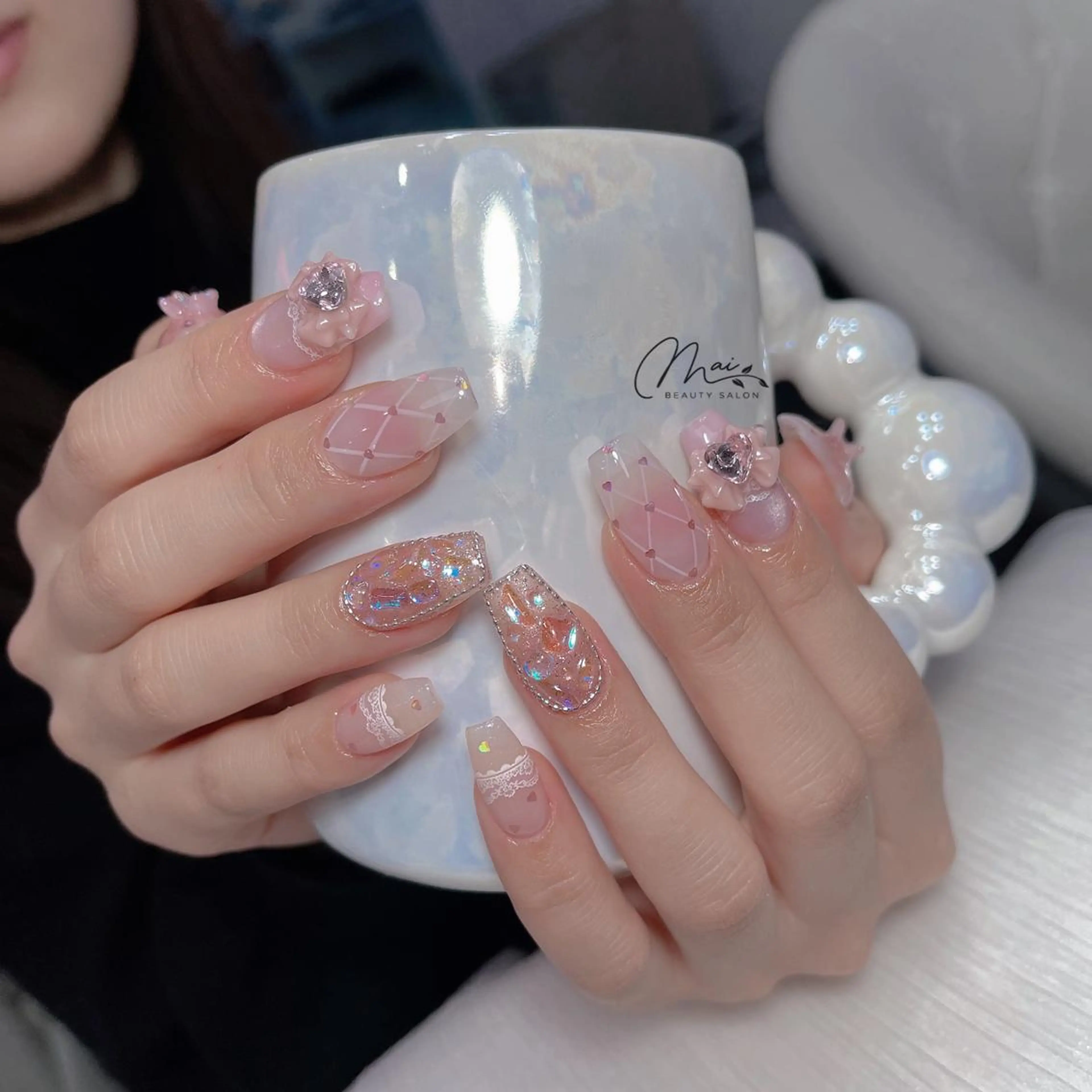 ネイル チークネイル フラッシュネイル フットネイル ジェルネイル マグネットネイル ハンドネイル フットネイル Mai Beauty To  Toのネイルデザイン