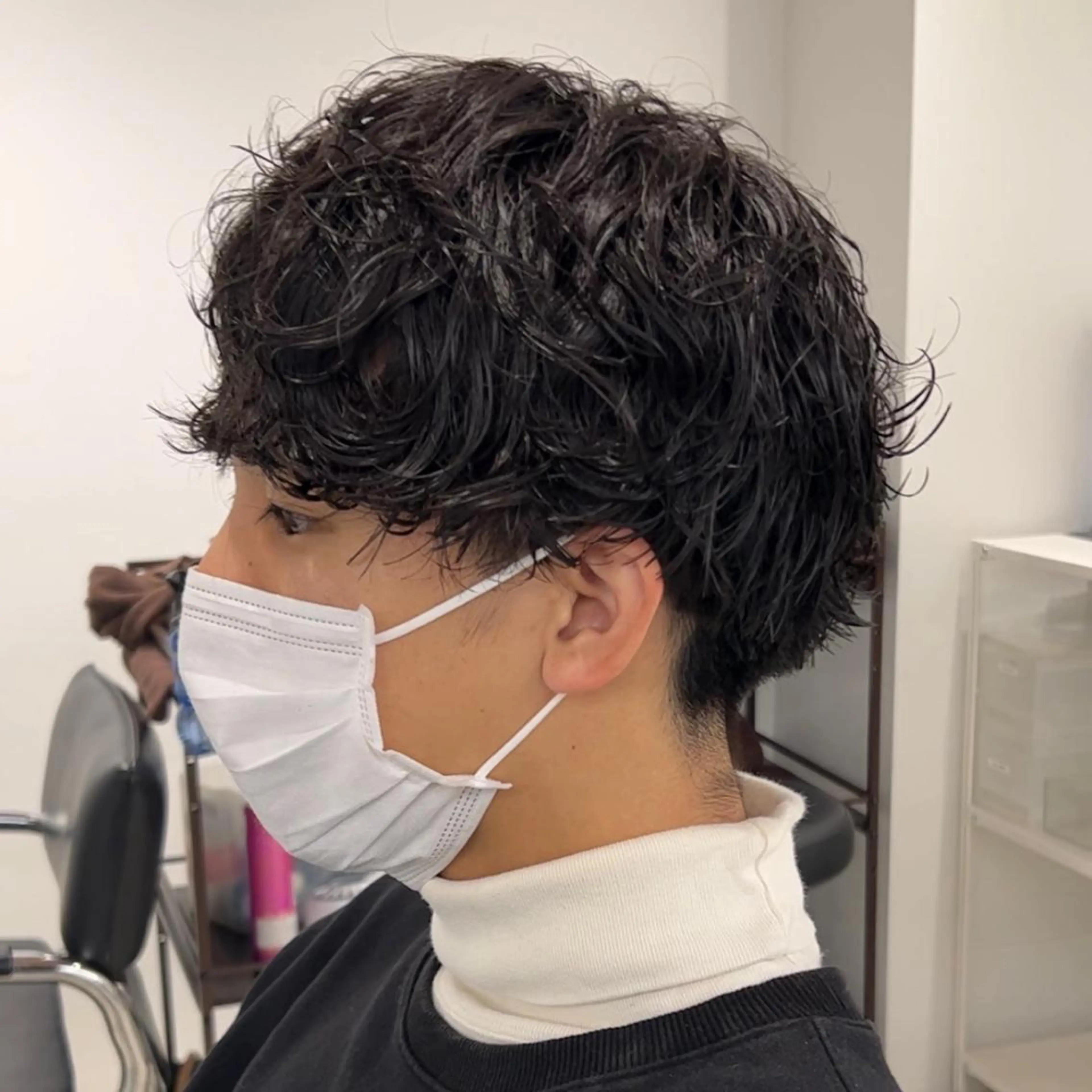 パーマ メンズ カット パーマ トリートメント CYAN by acoron .池袋所属・メンズパーマ職人 ユキハシのヘアスタイル