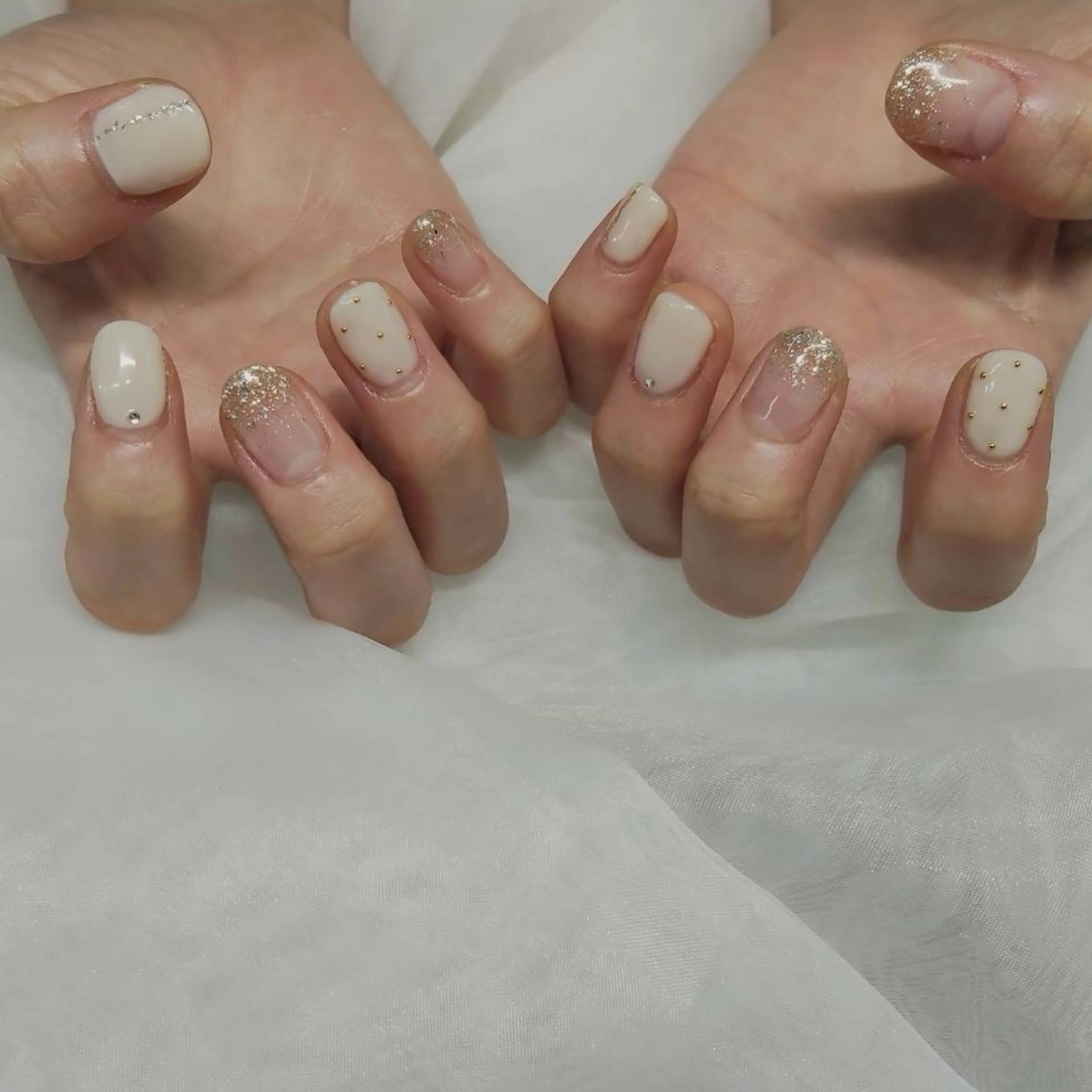 ネイル ハンドネイル パラジェル登録店　ネイルサロンeme所属・eme_ Mayukaのネイルデザイン