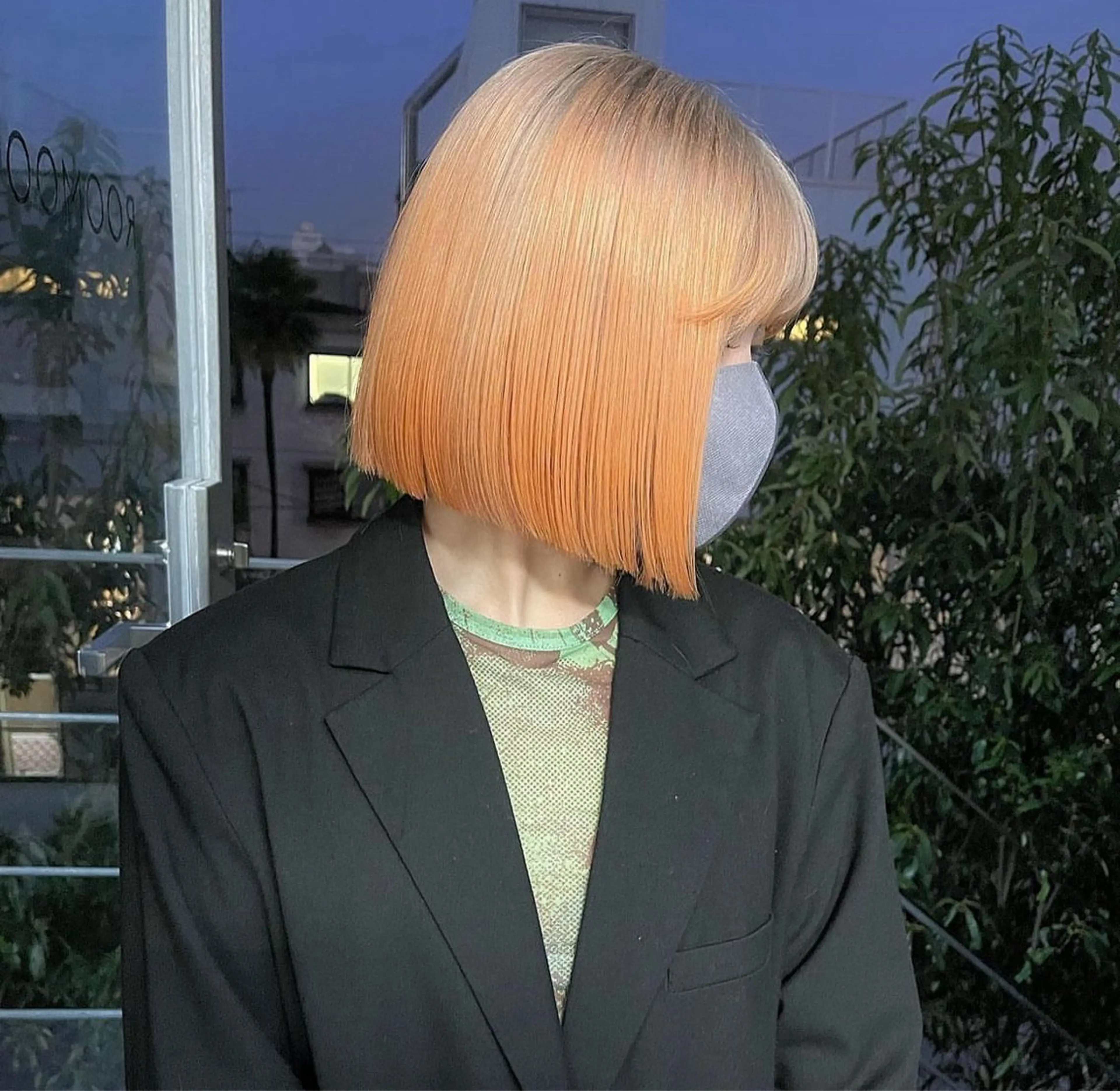 ショート カラー ブリーチ トリートメント ヘアカラー レイヤーカット/ハイ トーンカラー/きらのヘアスタイル