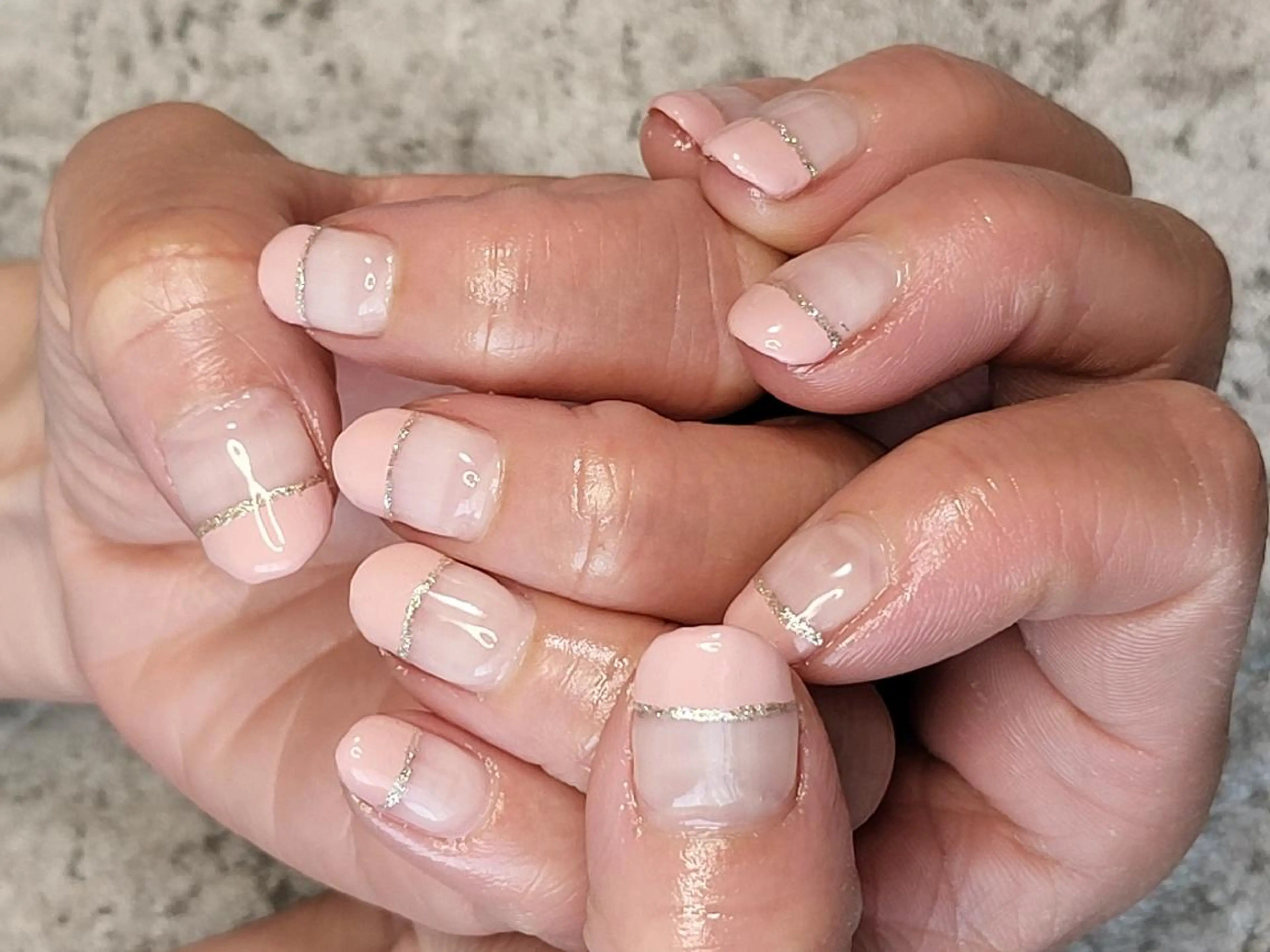 ネイル フレンチネイル 春ネイル nail イロドリのネイルデザイン