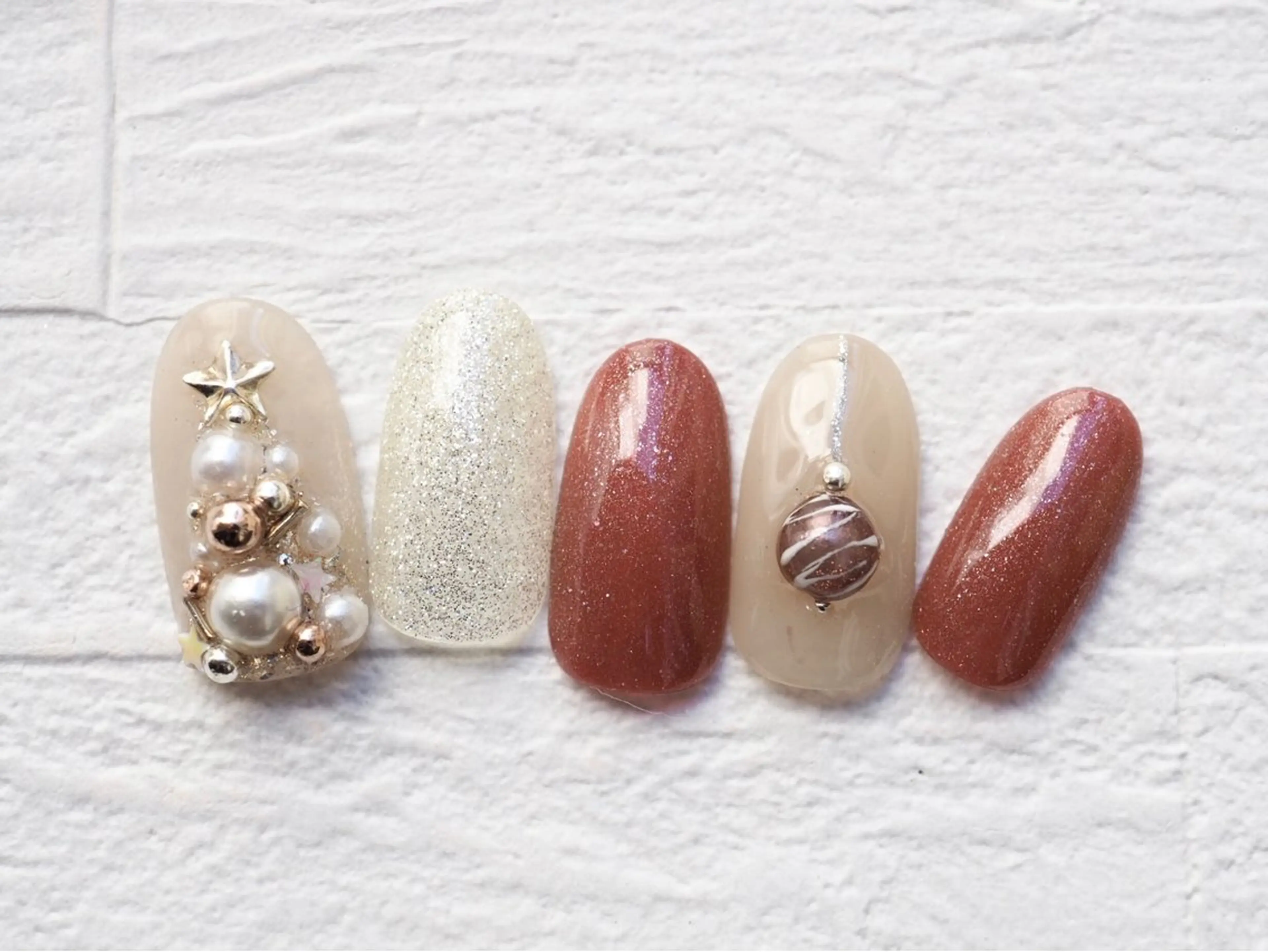 ネイル ハンドネイル トップネイリスト Ribbon立川店のネイルデザイン