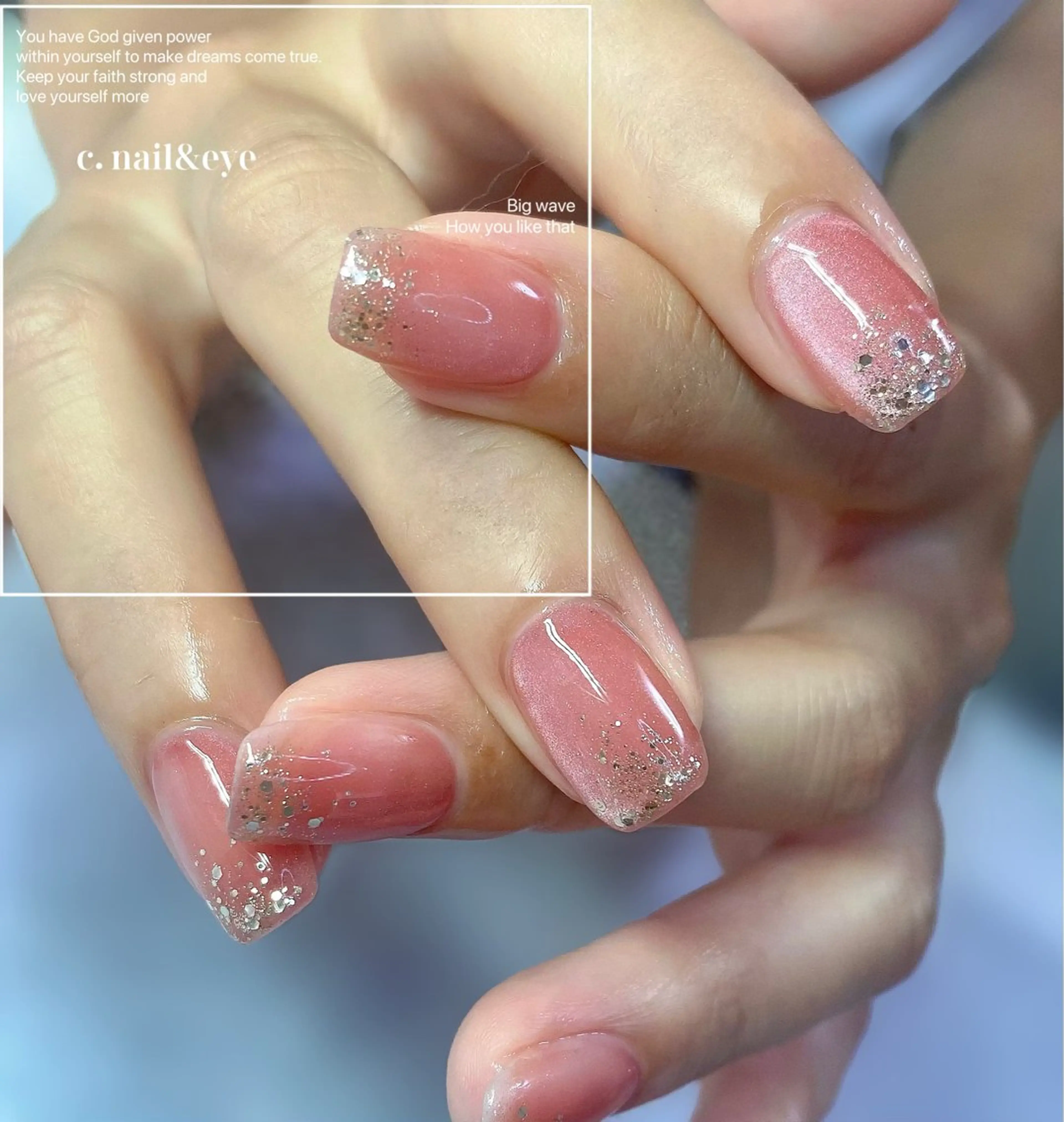 ネイル ラメ(グリッター) ハンドネイル C.Nail &Eye筑紫駅のネイルデザイン