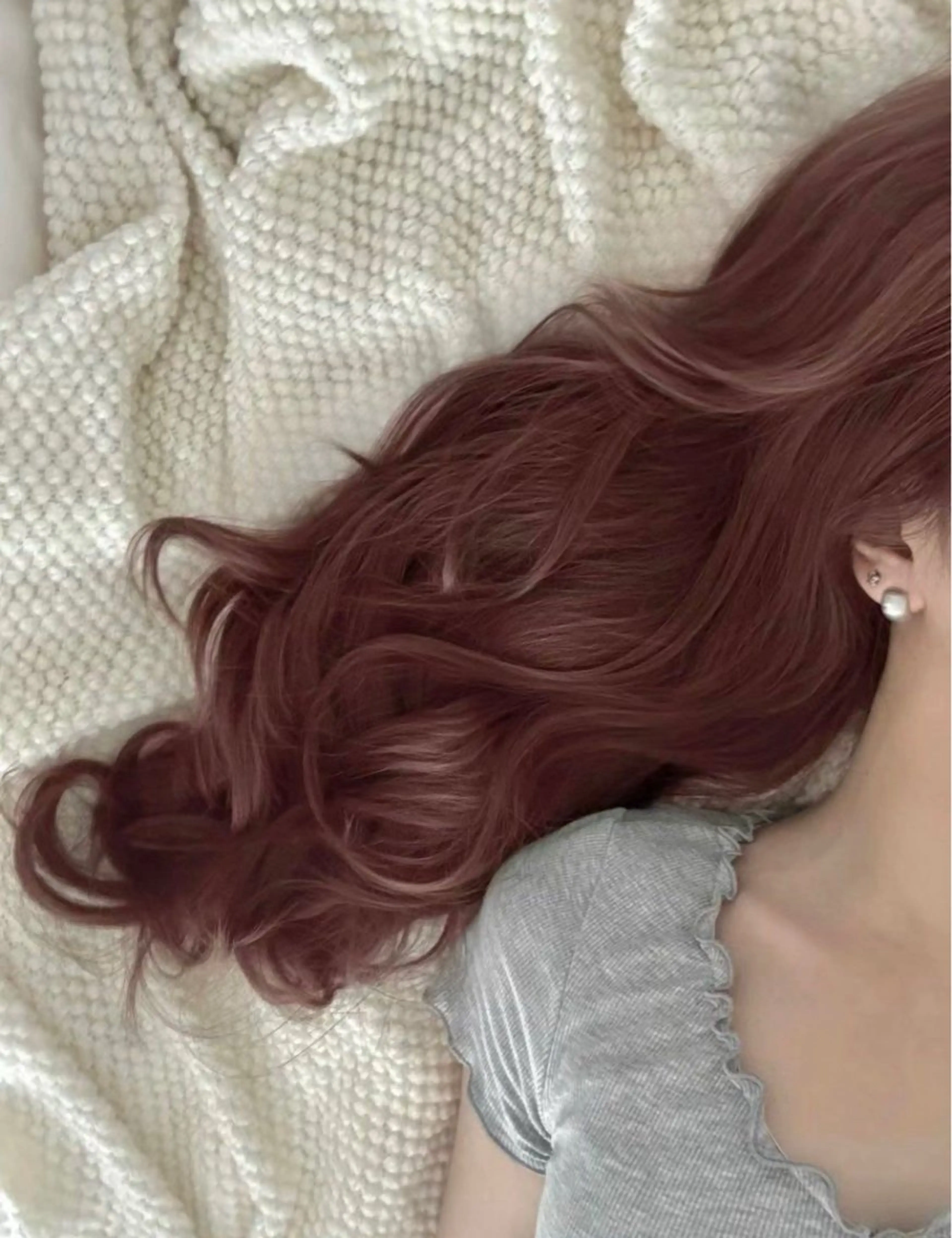 カラー ピンクカラー chord seventh コードセブンス所属・Manaka ☺︎のヘアスタイル