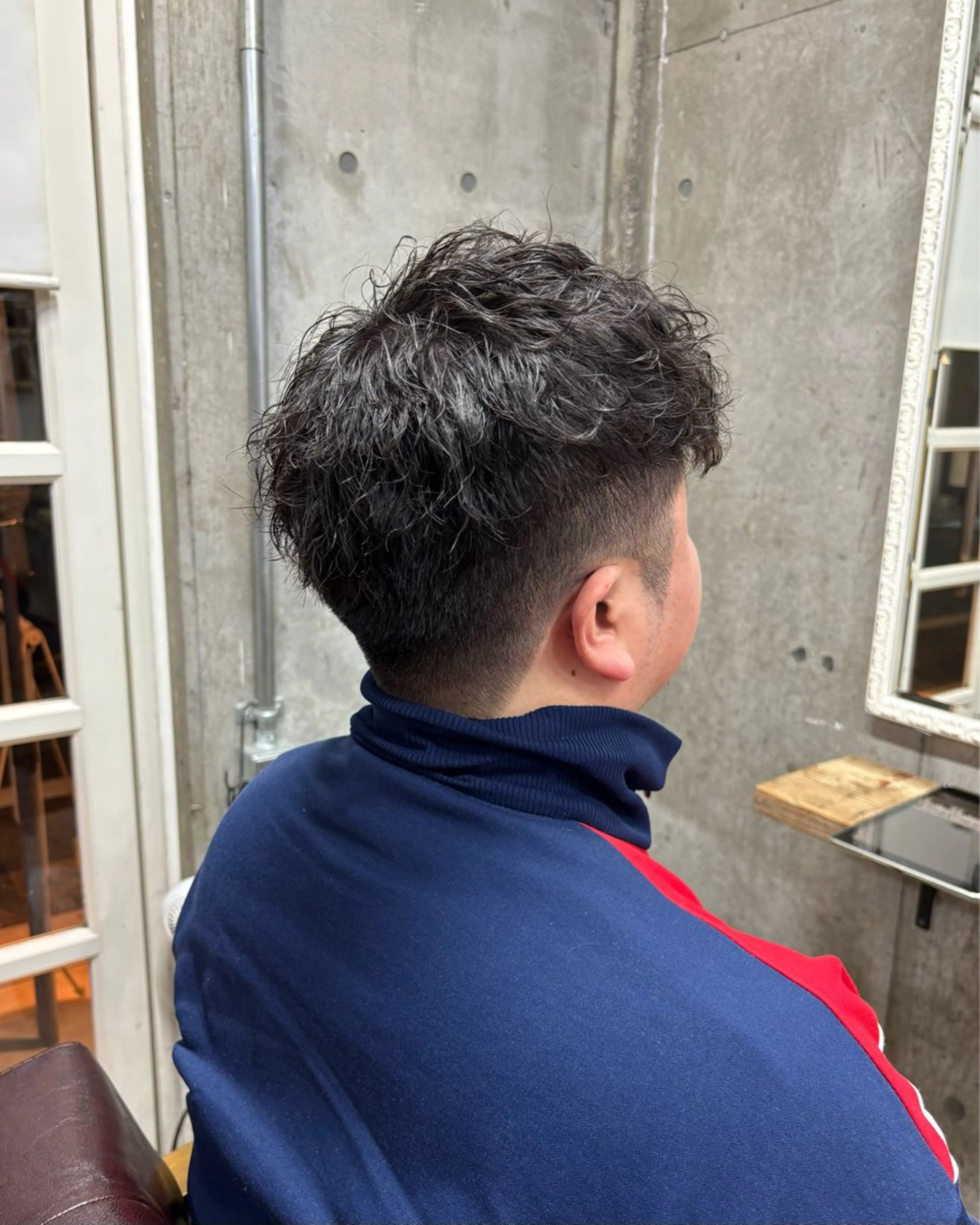 ショート パーマ メンズ メンズパーマ ツイストスパイラルパーマ スパイラルパーマ カット パーマ homme, famille raugh【オム・ファミーユ・ラグ】所属・【メンズ特化】パーマ /マッシュ/たいちのヘアスタイル