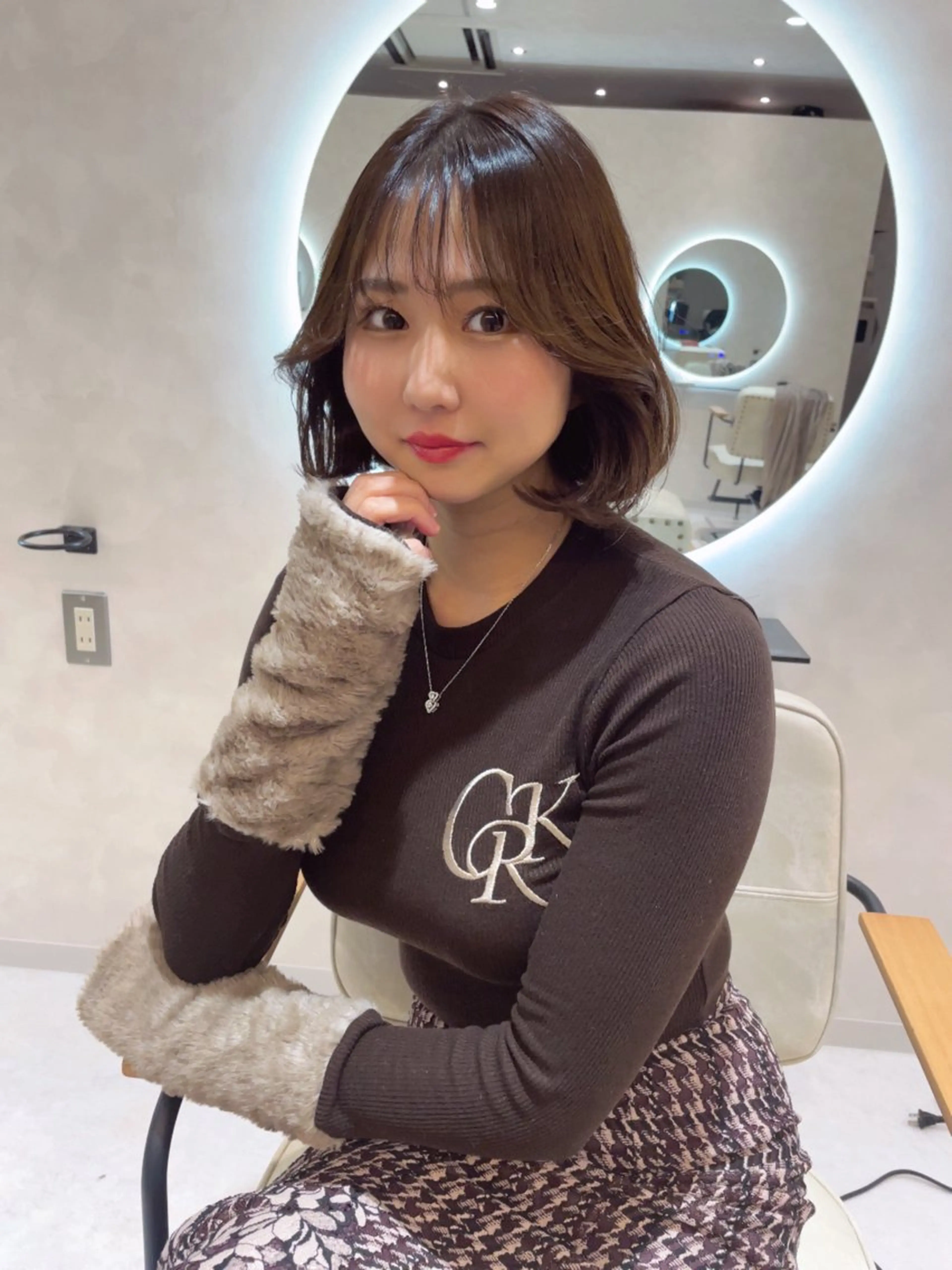 ショート enu所属・enu梅田 韓国ヘア ゆりのヘアスタイル