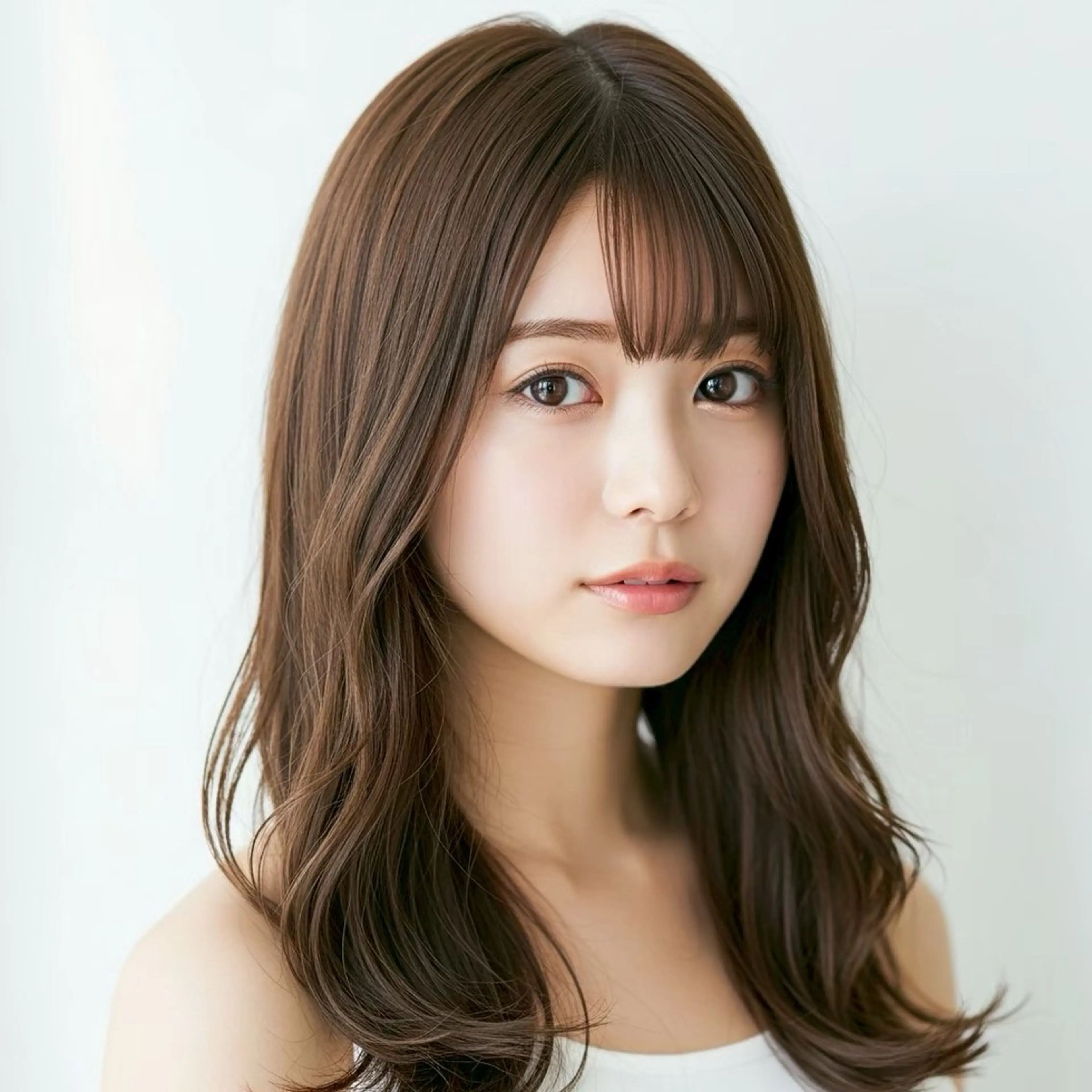 ロング カラー カット 豊田 さくらのヘアスタイル