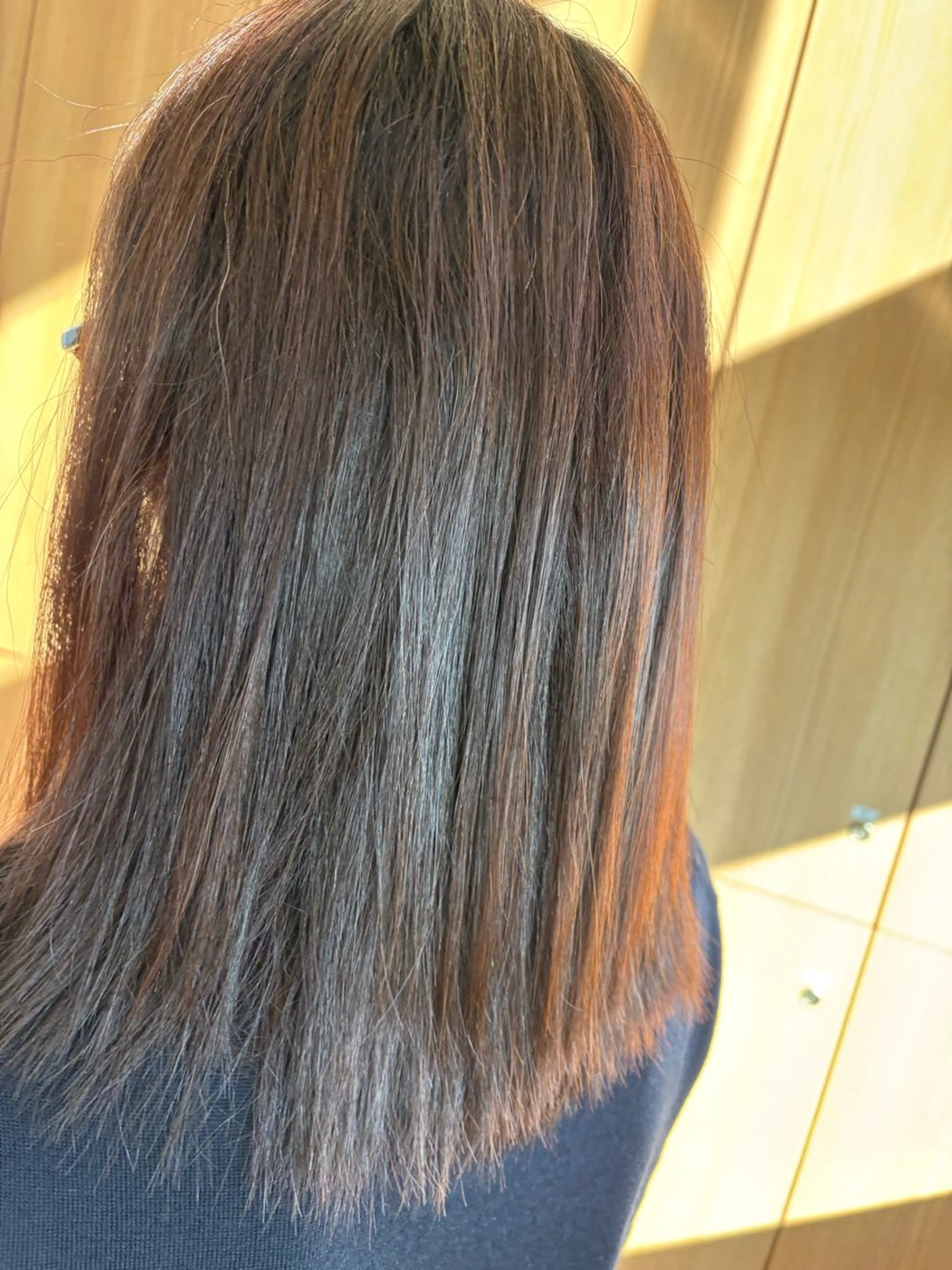 ロング 加藤 倫子のヘアスタイル