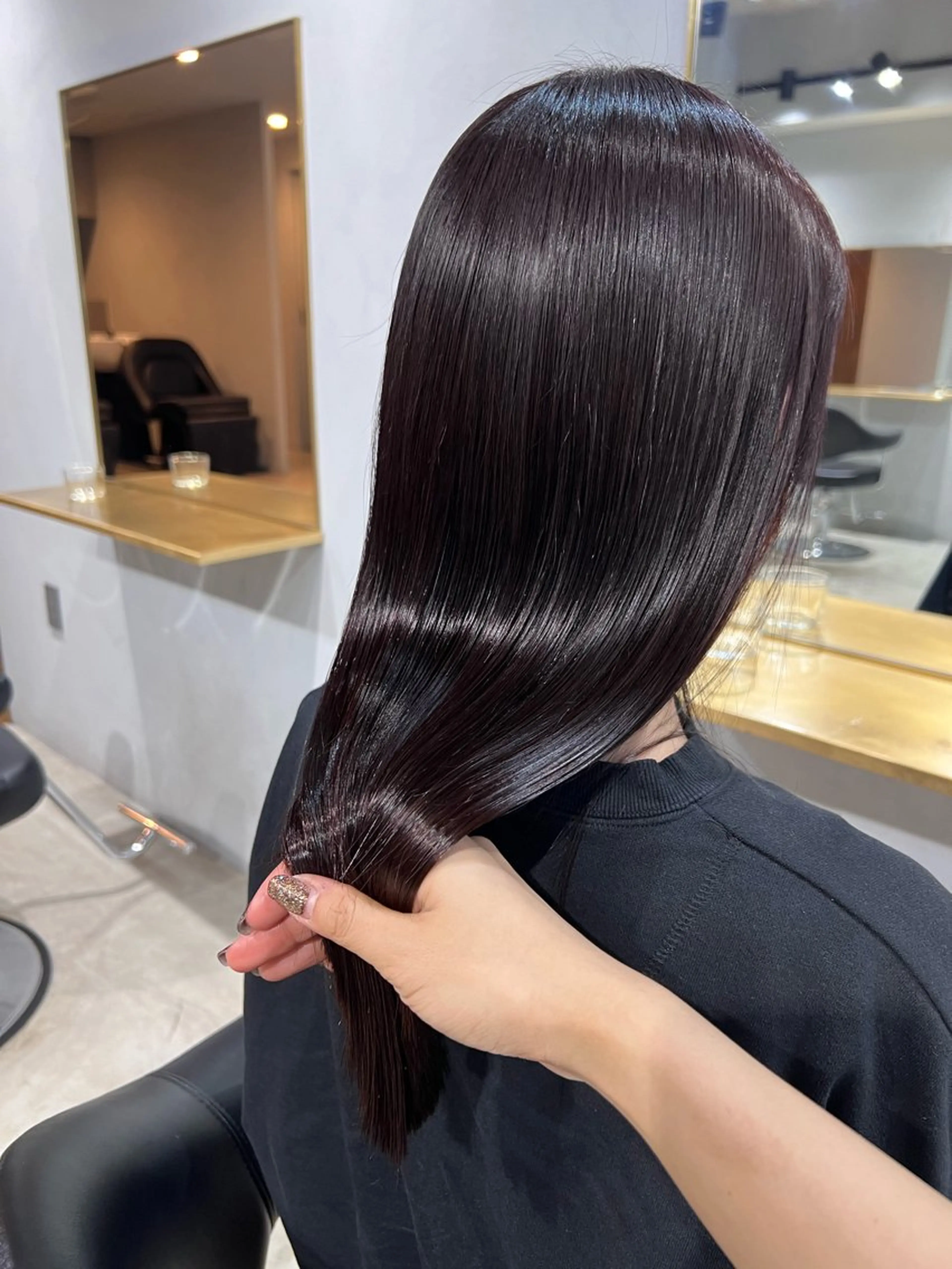 ミディアム トリートメント カット トリートメント レイヤーカット /神野楓のヘアスタイル