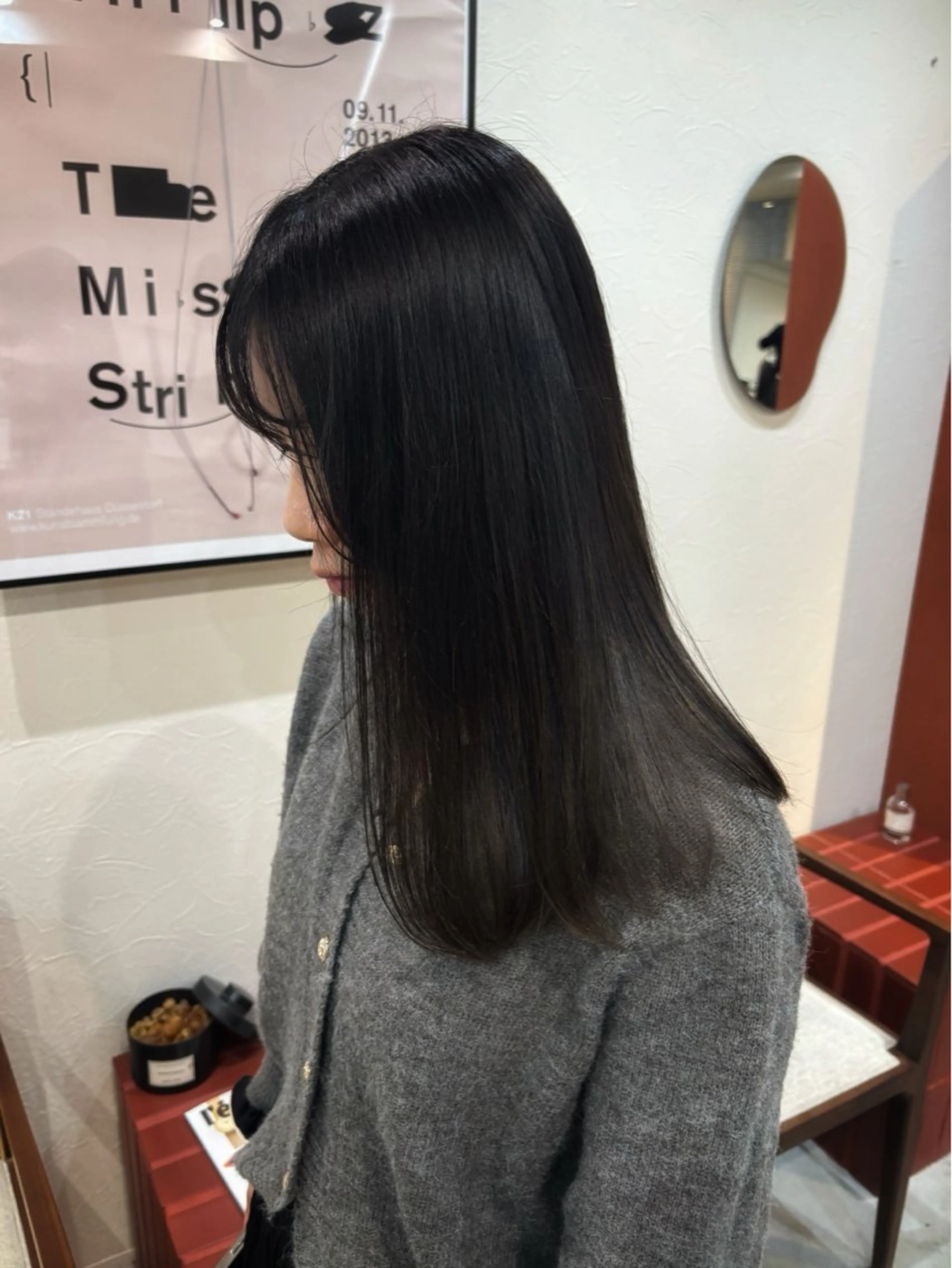 ロング カラー 透明感カラー ヘアカラー 上條 響子のヘアスタイル