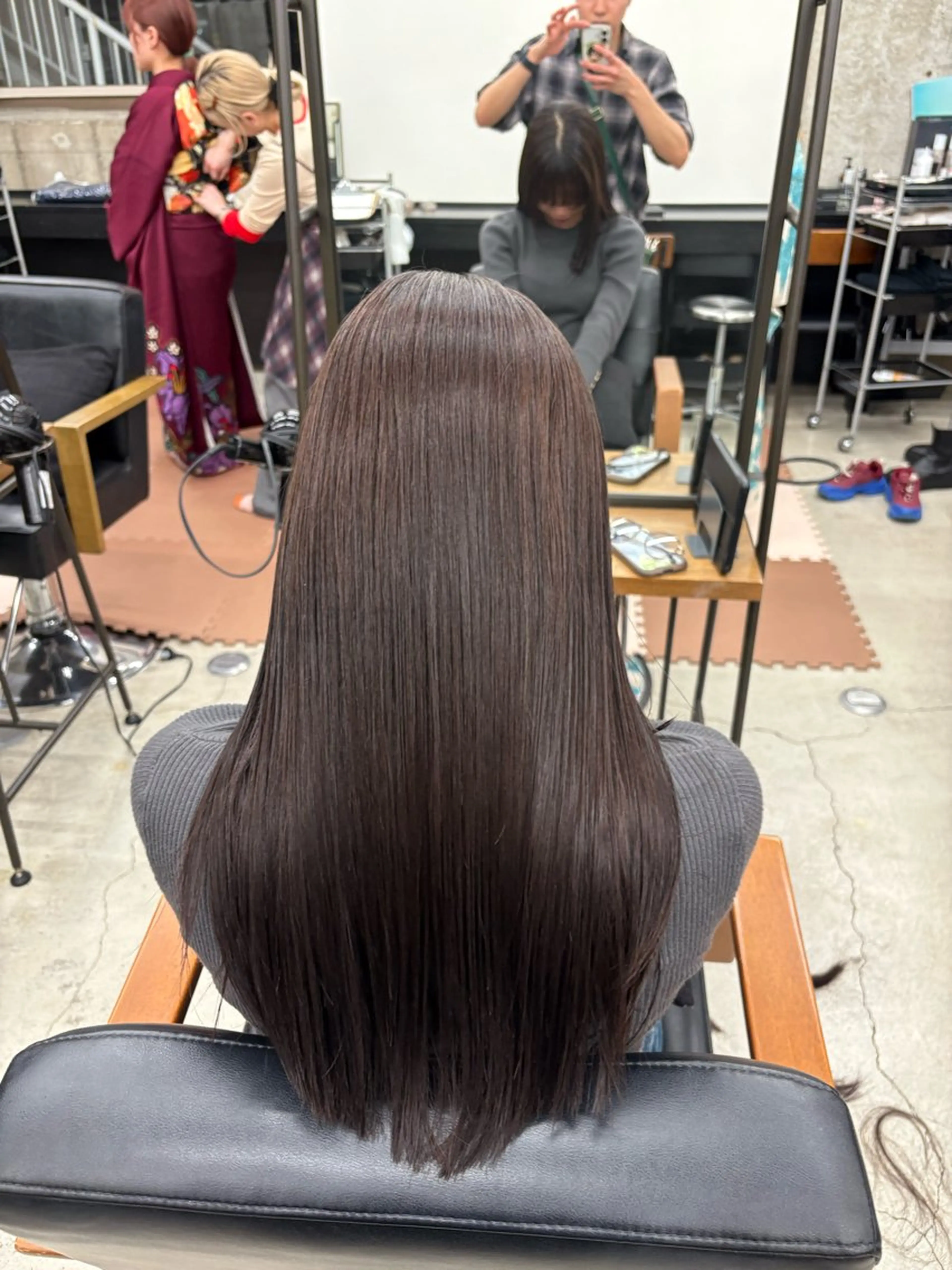 セミロング カラー 透明感カラー ヘアカラー Koya ショート/ボブのヘアスタイル