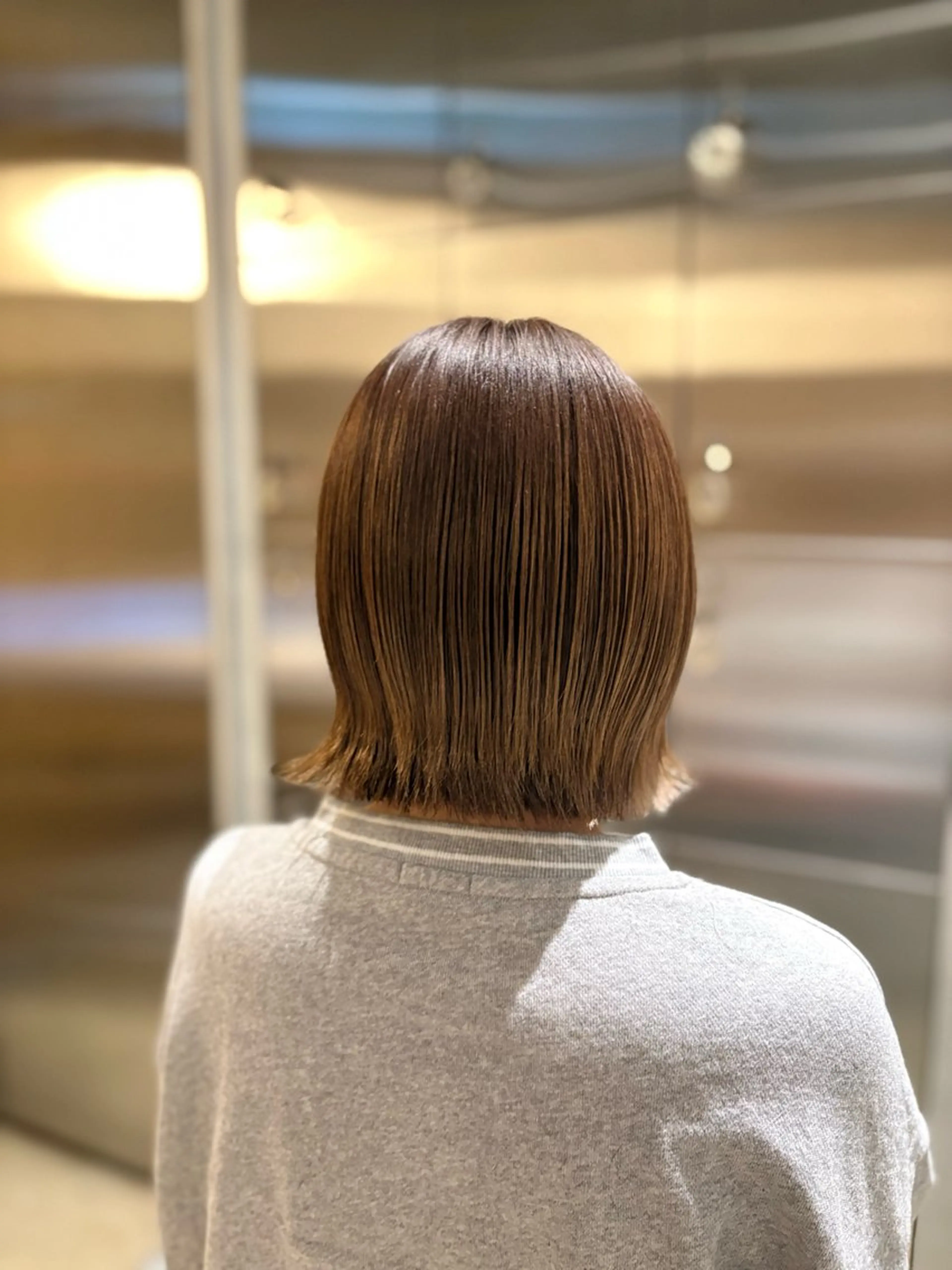ミディアム くびれヘア 外ハネヘア 樋口 花穂のヘアスタイル