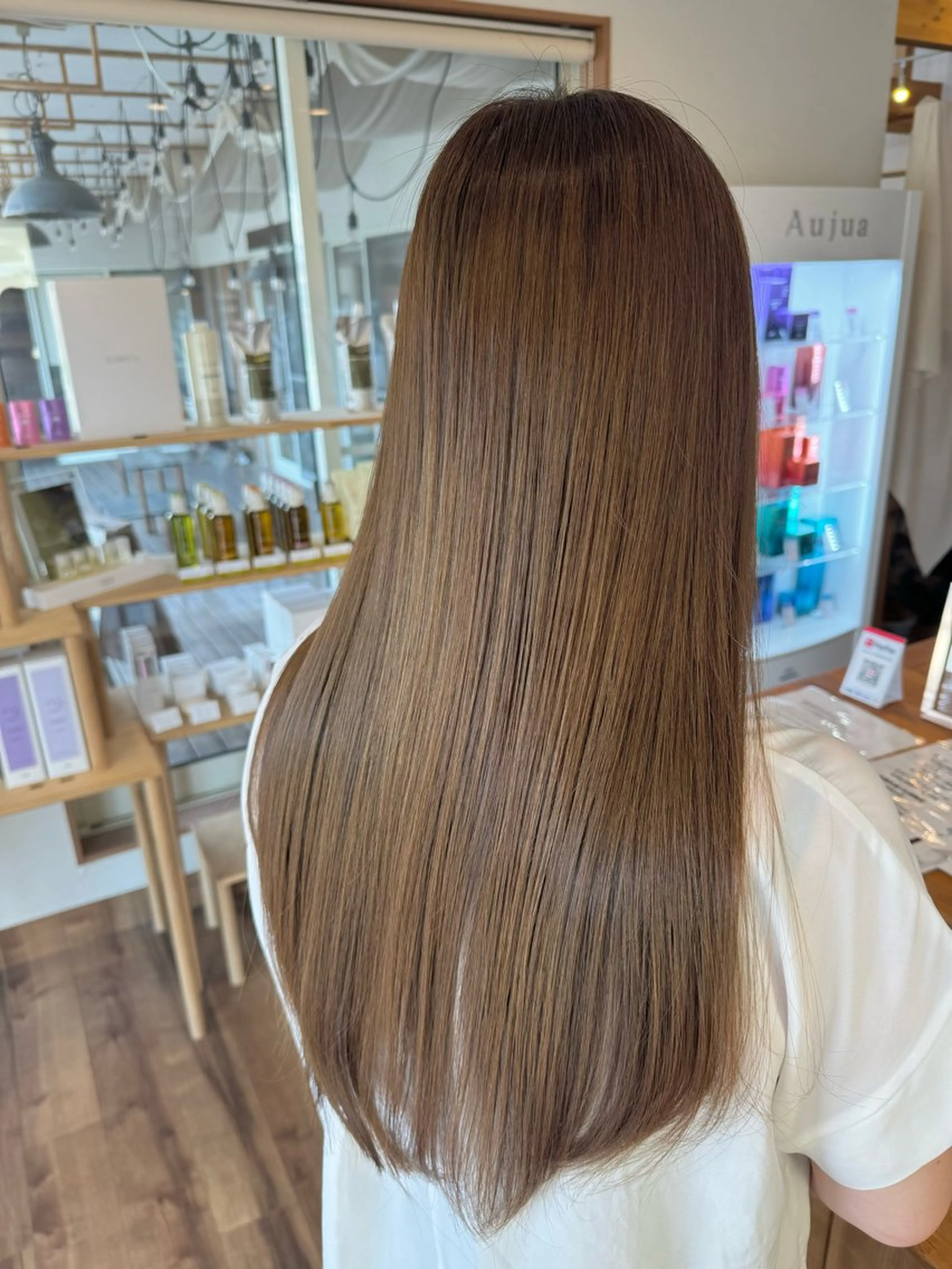 ロング カット ヘアカラー トリートメント hair salon rita 野々市所属・中野 幹也のヘアスタイル