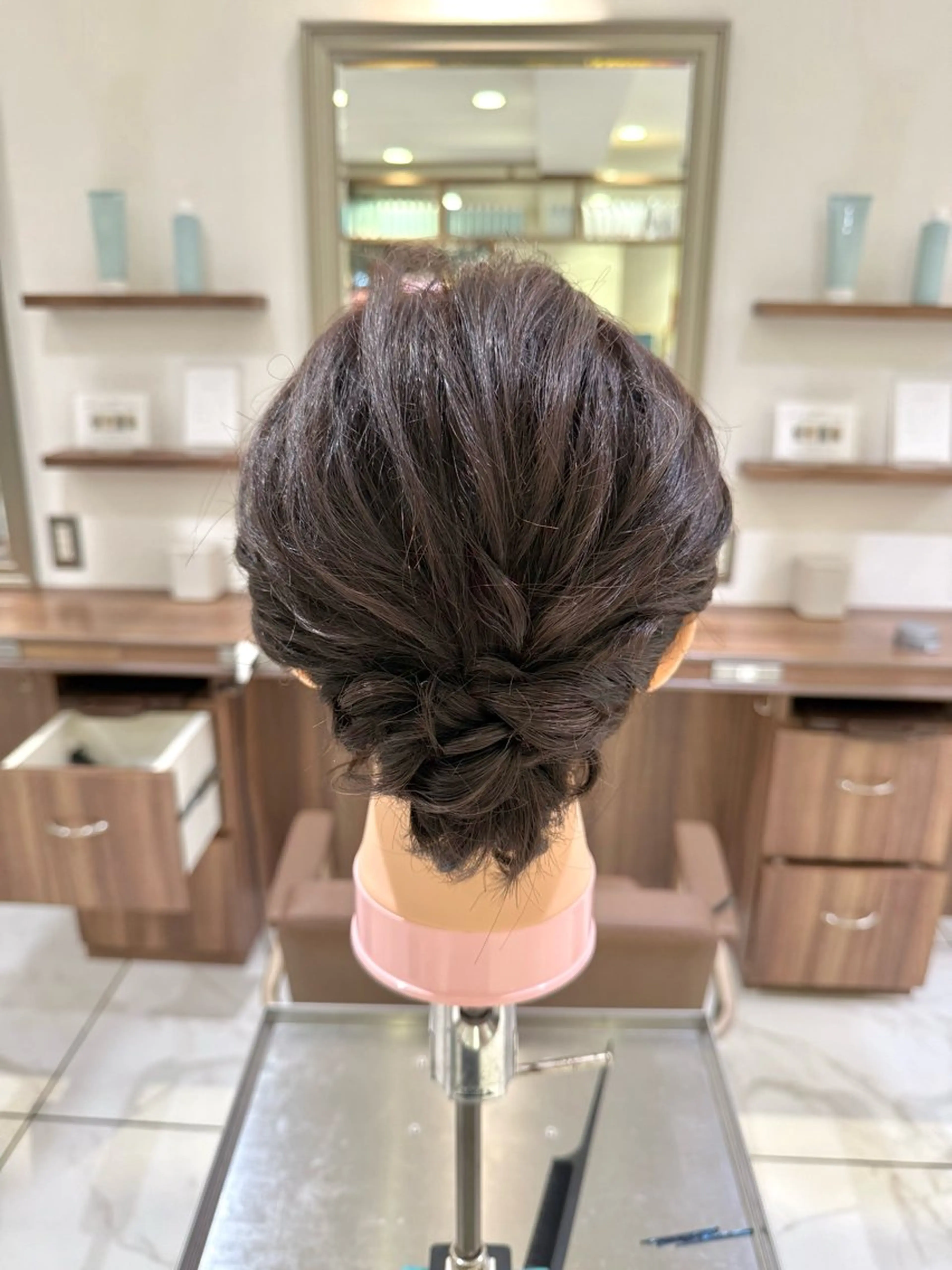 ミディアム ヘアアレンジ ヘアセット ❤️‍🔥桜新町/ Mea❤️‍🔥のヘアスタイル