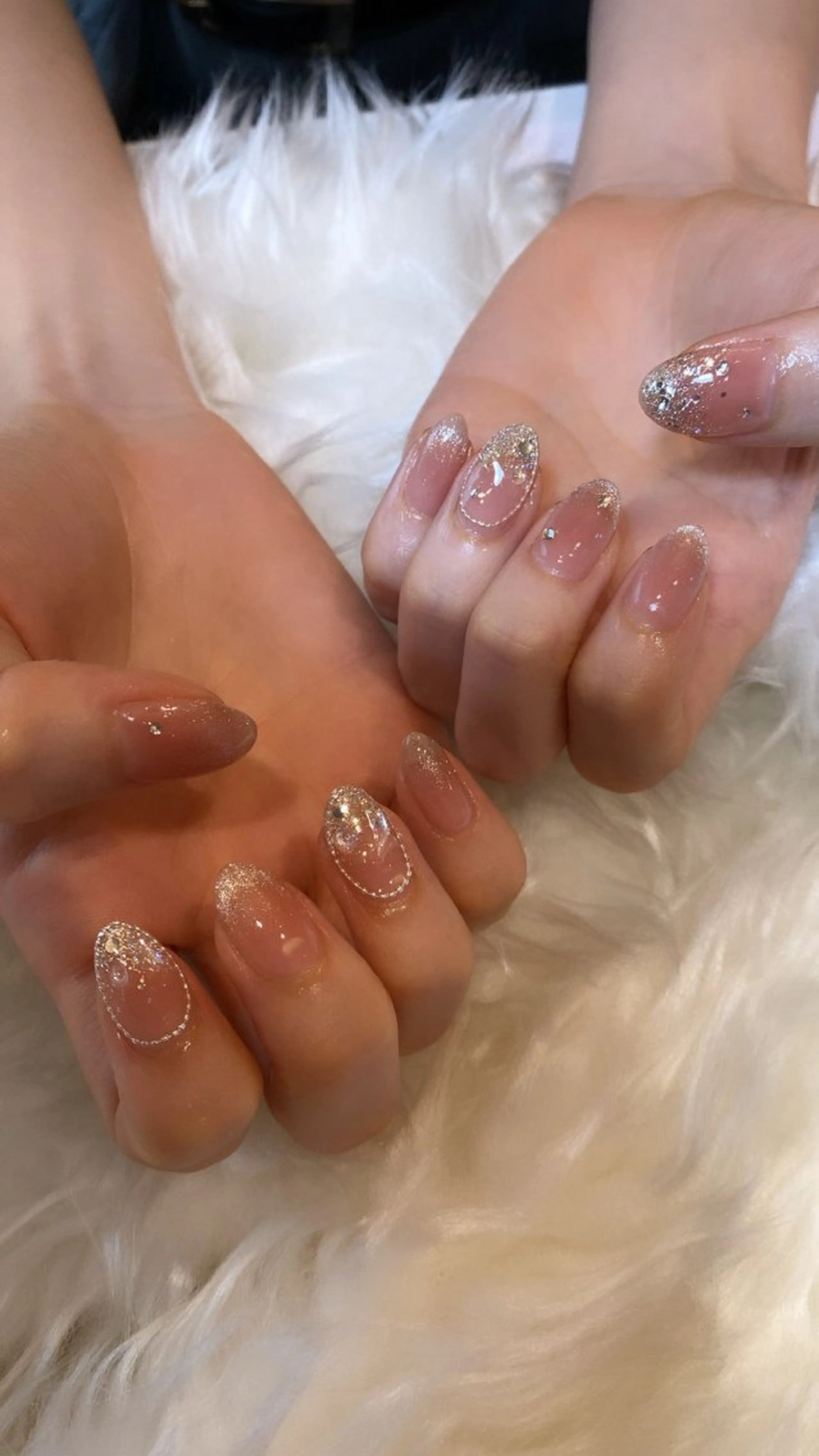ネイル crystal ⭐︎ colorのネイルデザイン