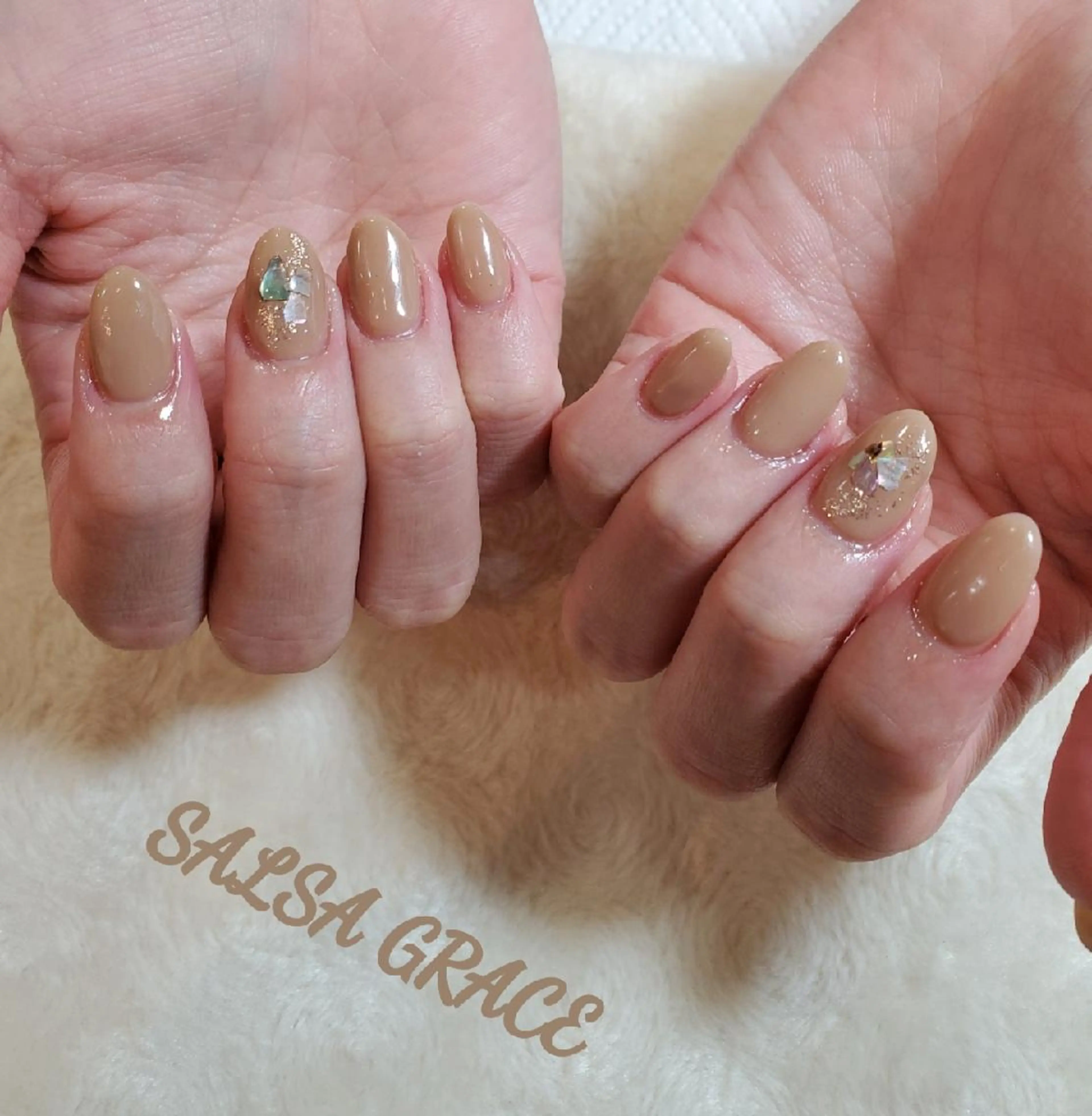 ネイル ワンカラーネイル ハンドネイル 武藤 公美のネイルデザイン