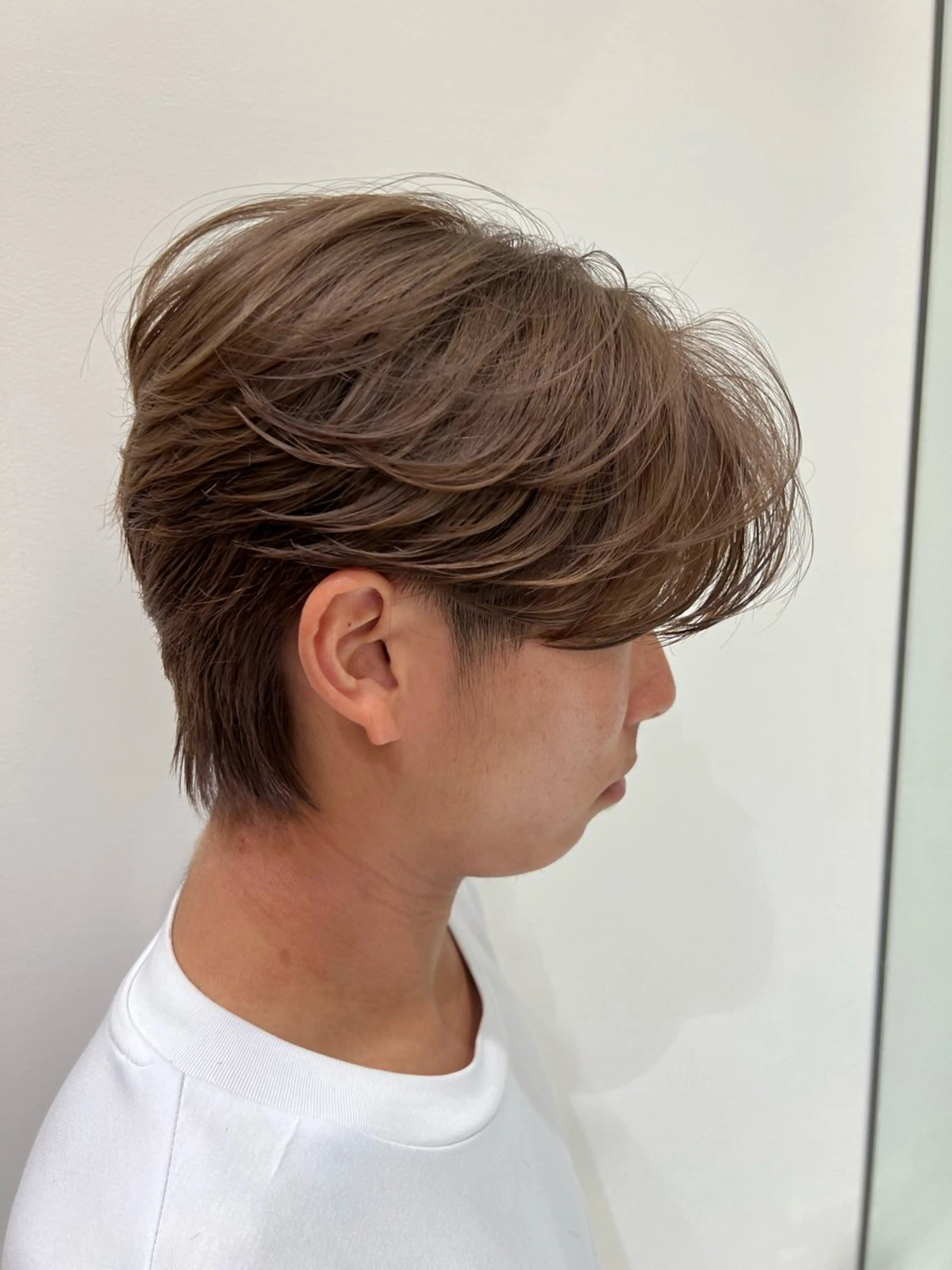 メンズカット＋ダウンパーマの写真