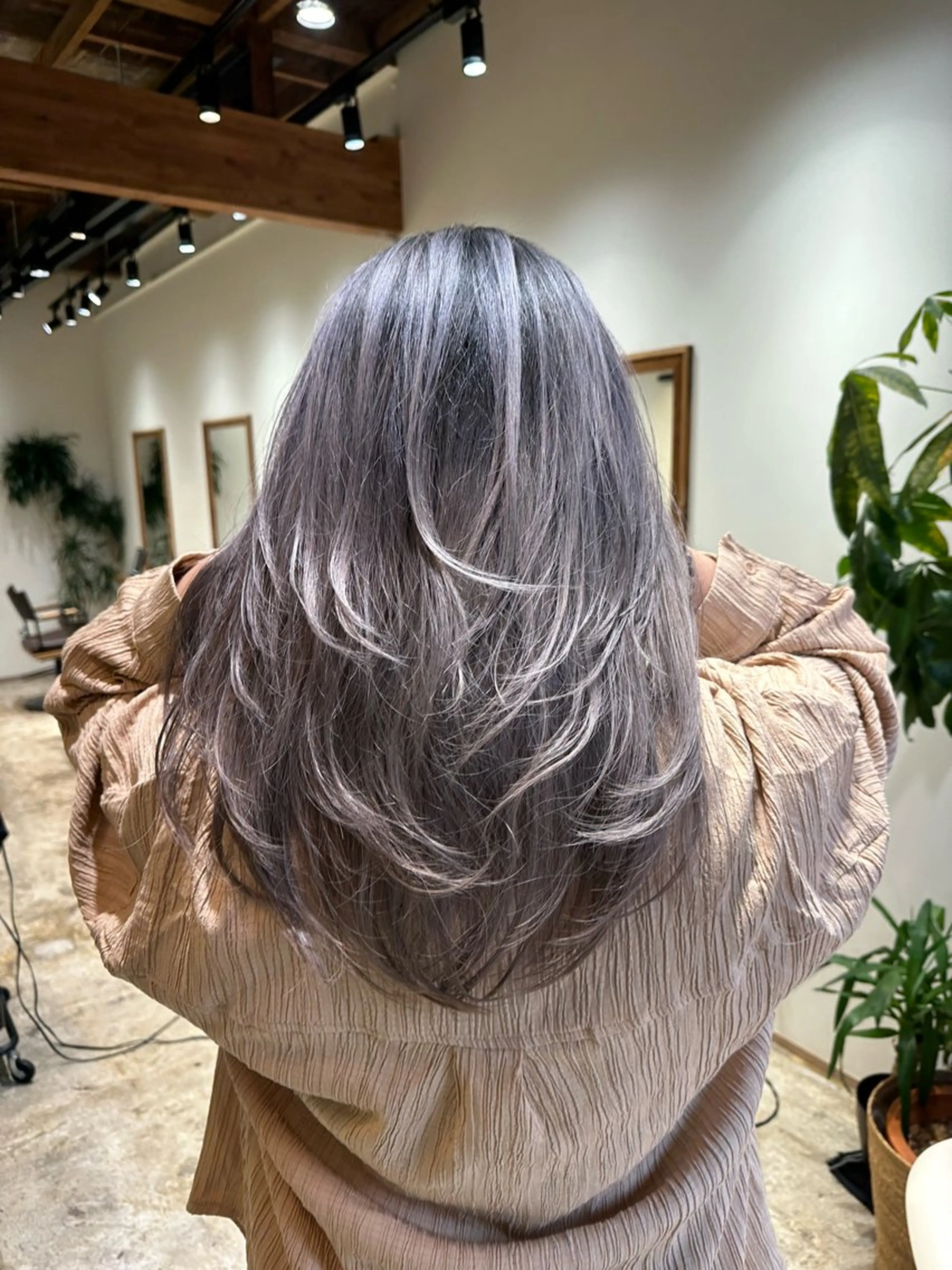 ロング レイヤーカット カット ヘアカラー トリートメント 園田 将士のヘアスタイル