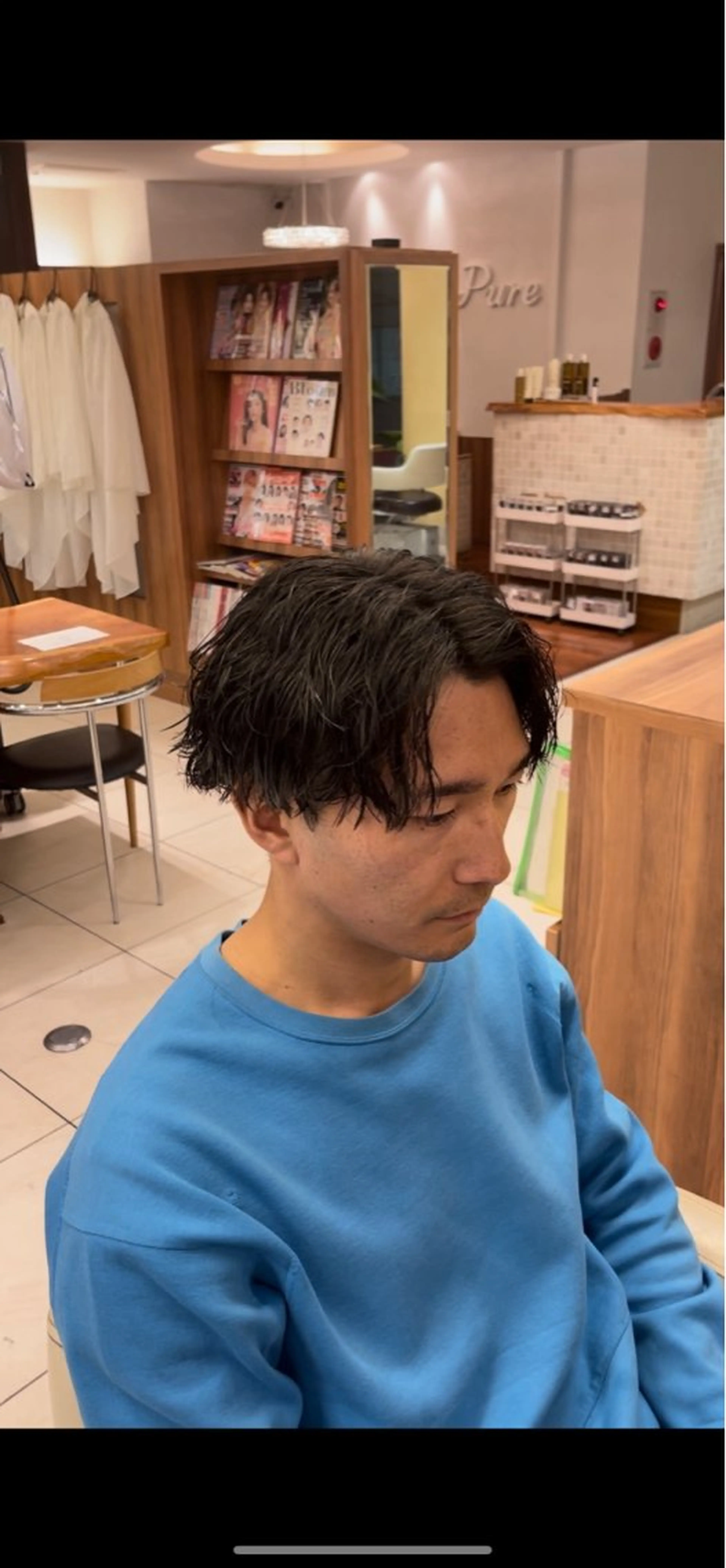 ショート パーマ 川瀬 京祐のヘアスタイル