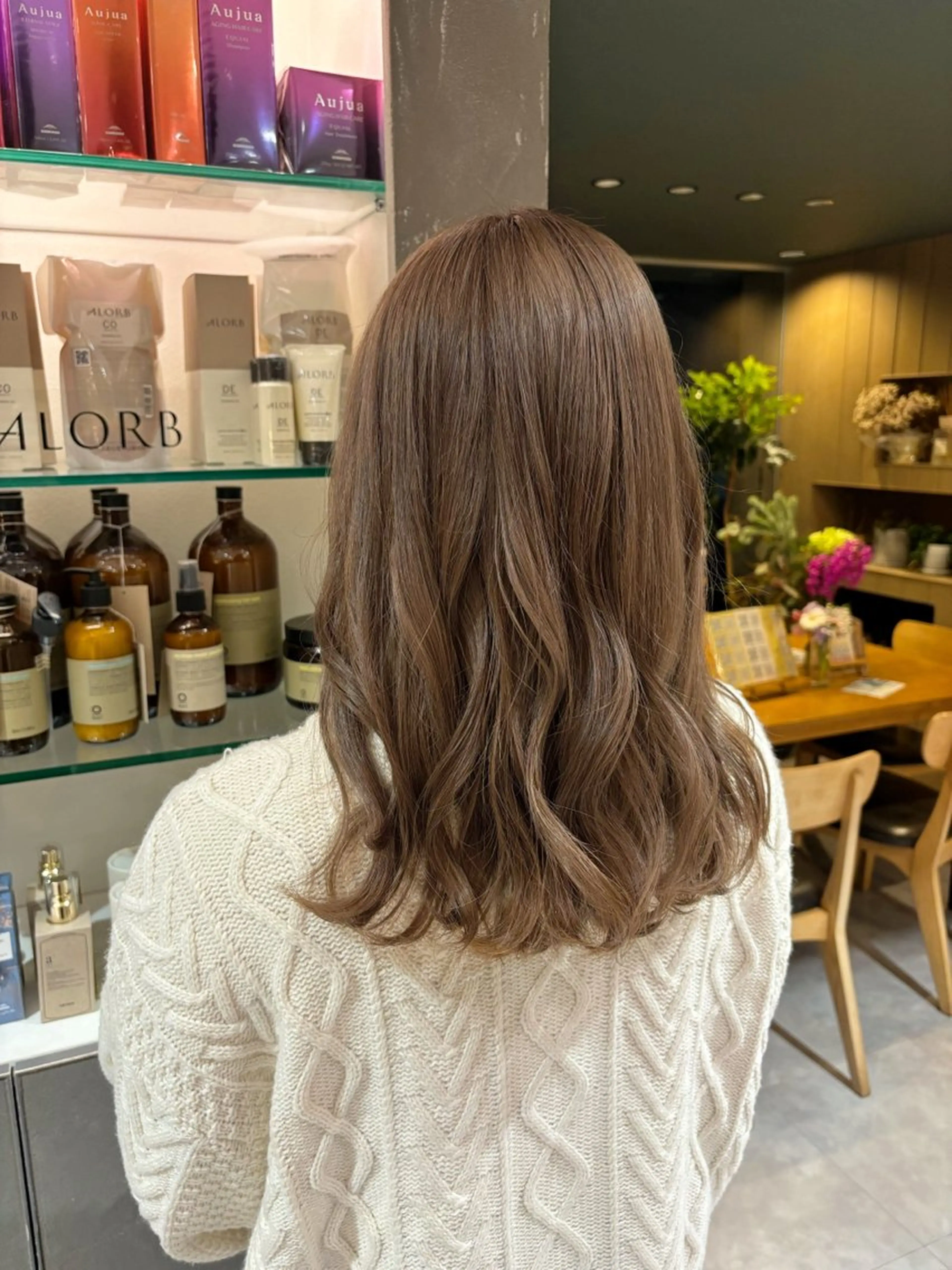 セミロング カラー charme by sarah/ aoiのヘアスタイル