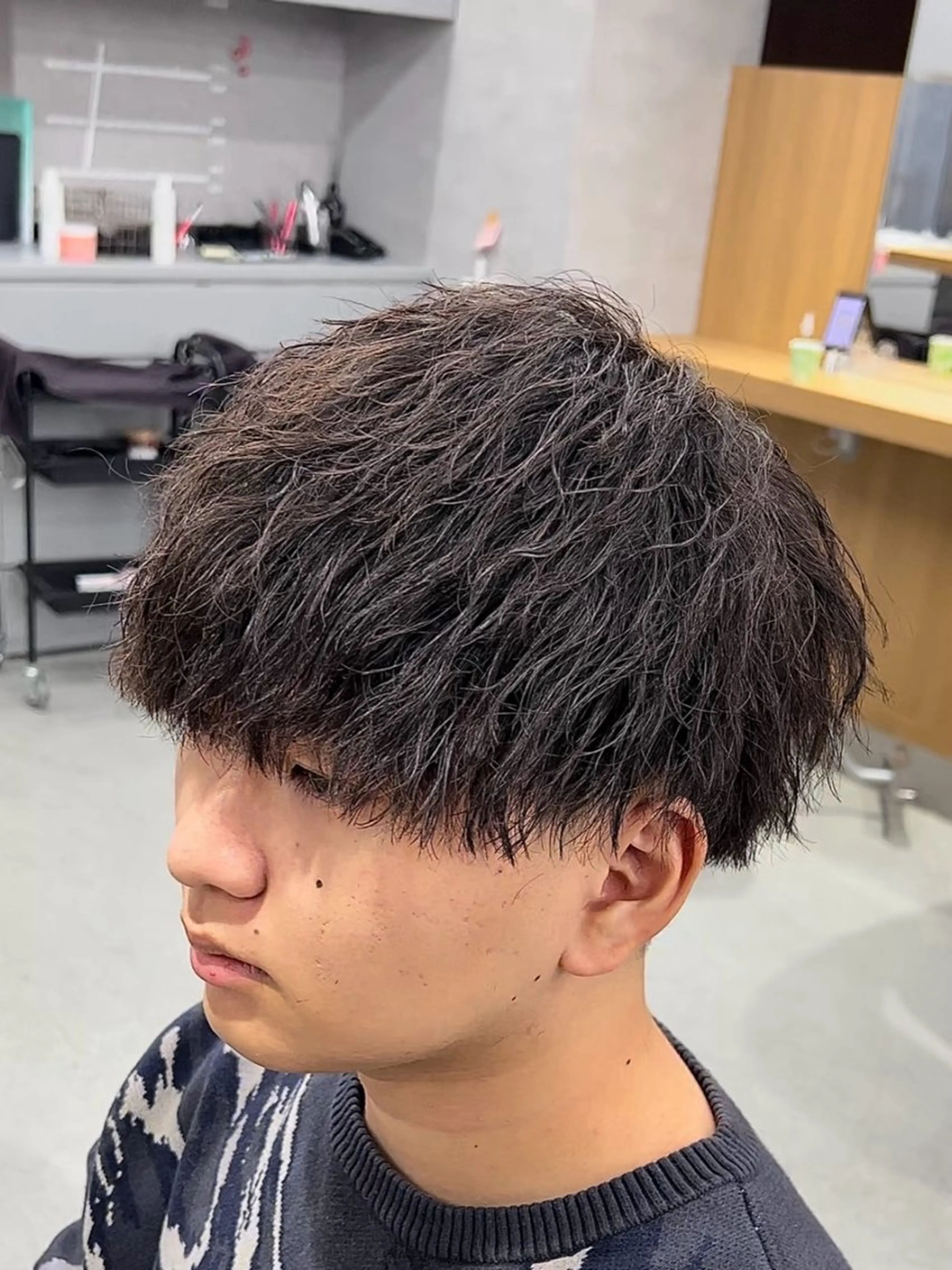 パーマ メンズ カット パーマ メンズ特化⚡️パーマ テッタのヘアスタイル