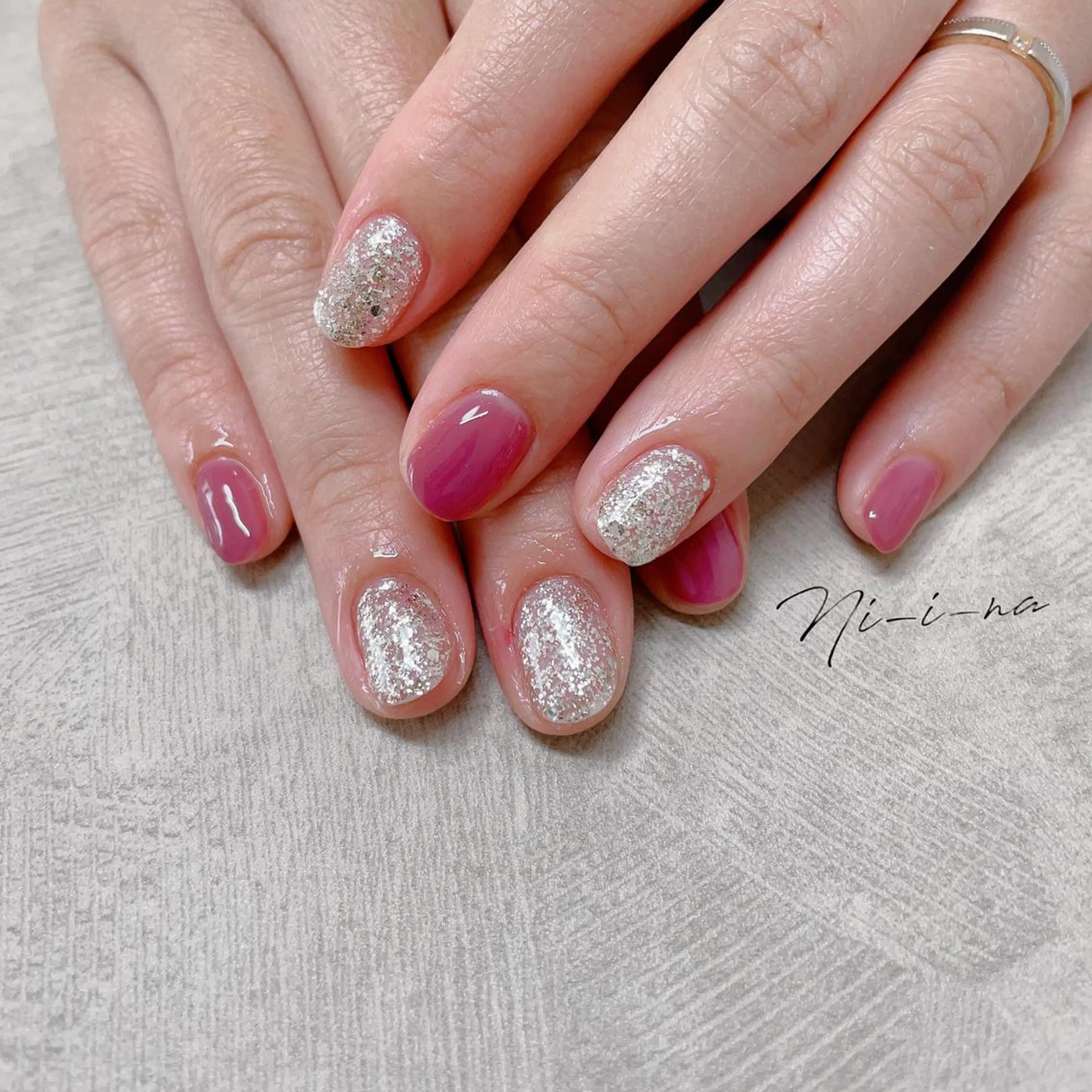 ネイル ハンドネイル nail salon Ni-i-naのネイルデザイン