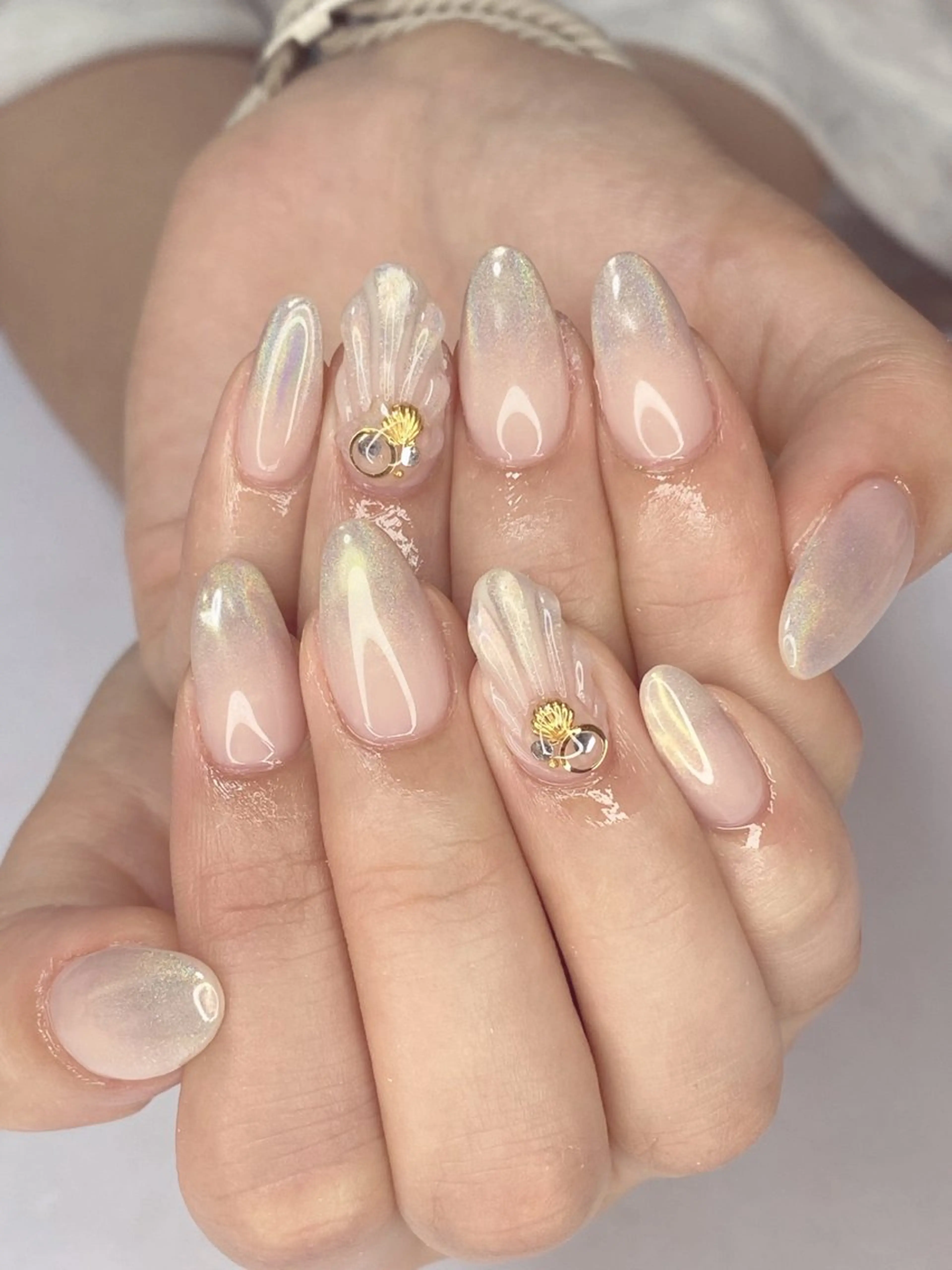 ネイル アートネイル オーロラネイル 桜ネイル クリアネイル フットネイル Ｎail Ｓalon ertiのネイルデザイン