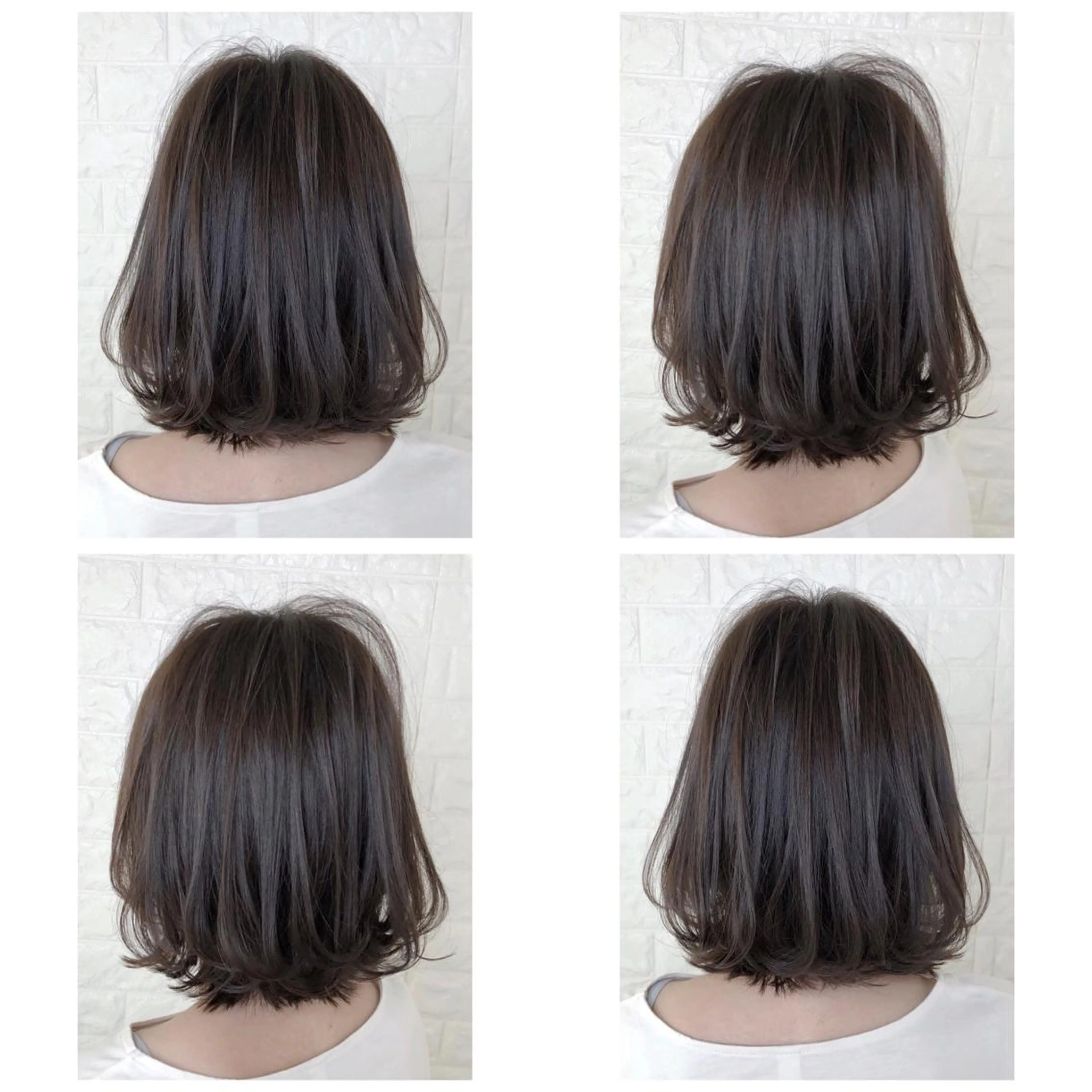 ショート カラー 透明感カラー グレージュ イルミナカラー KIZU 髪質改善 オカルト怪談のヘアスタイル