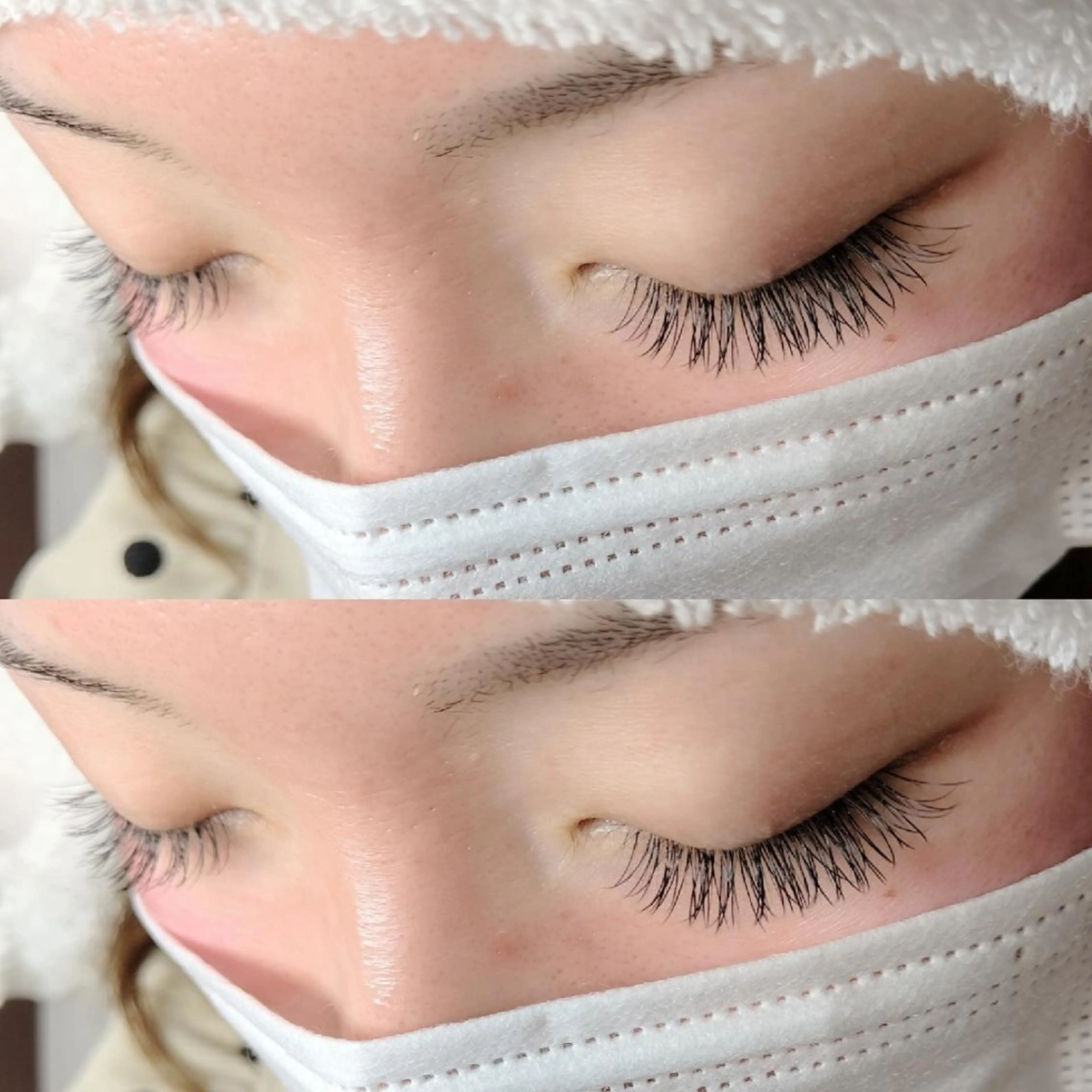 マツエク・マツパ フラットラッシュ 目尻長め 木下 優佳のマツエク・マツパデザイン