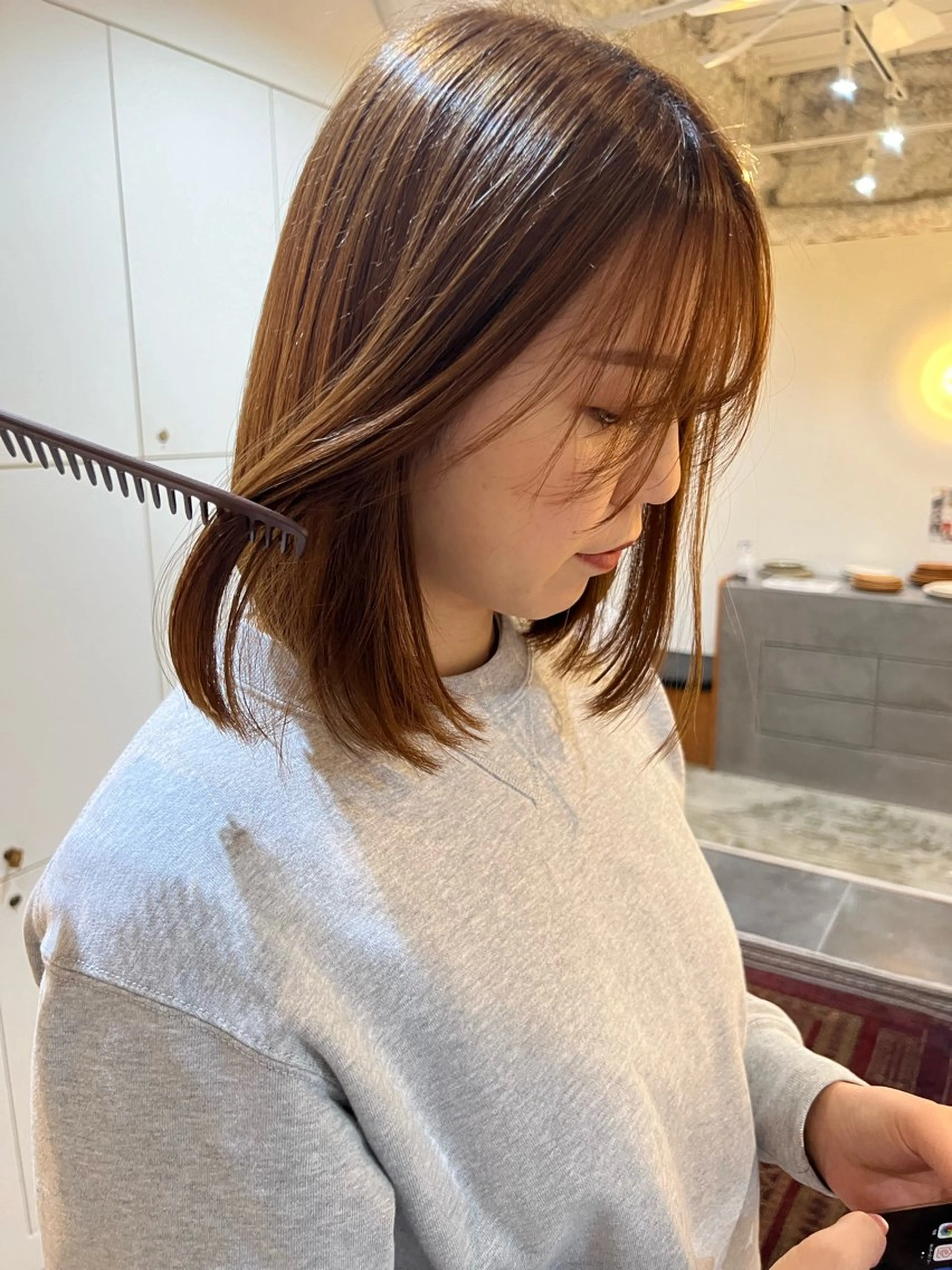 ミディアム KOCHAB本山所属・三谷 はるなのヘアスタイル