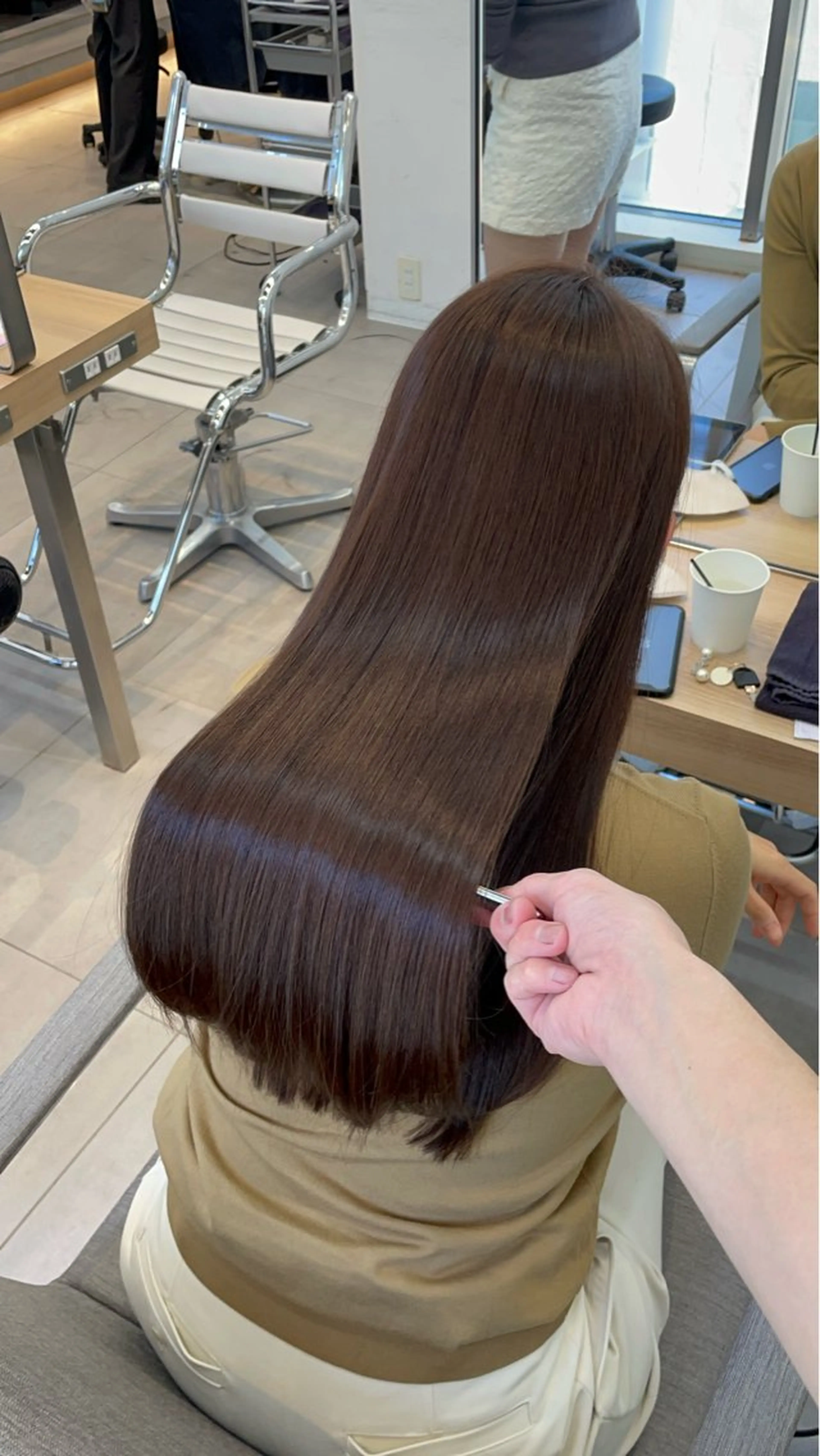 ロング 髪質改善 トリートメント ✨髪質改善✨美髪 矯正🫧小泉のヘアスタイル