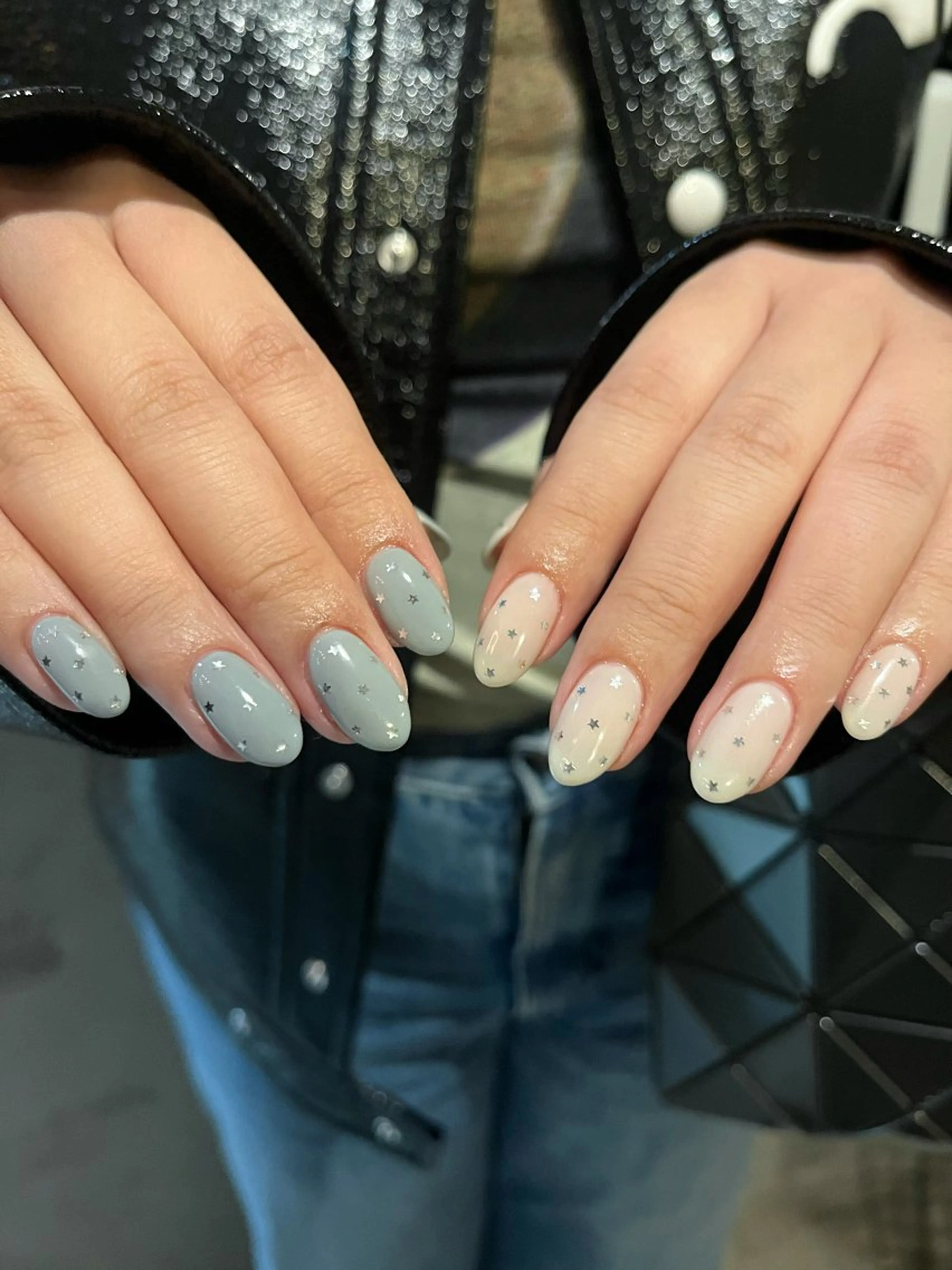 ネイル ドット 長さ出し ジェルネイル ハンドネイル NORA南青山/ kanohaのネイルデザイン