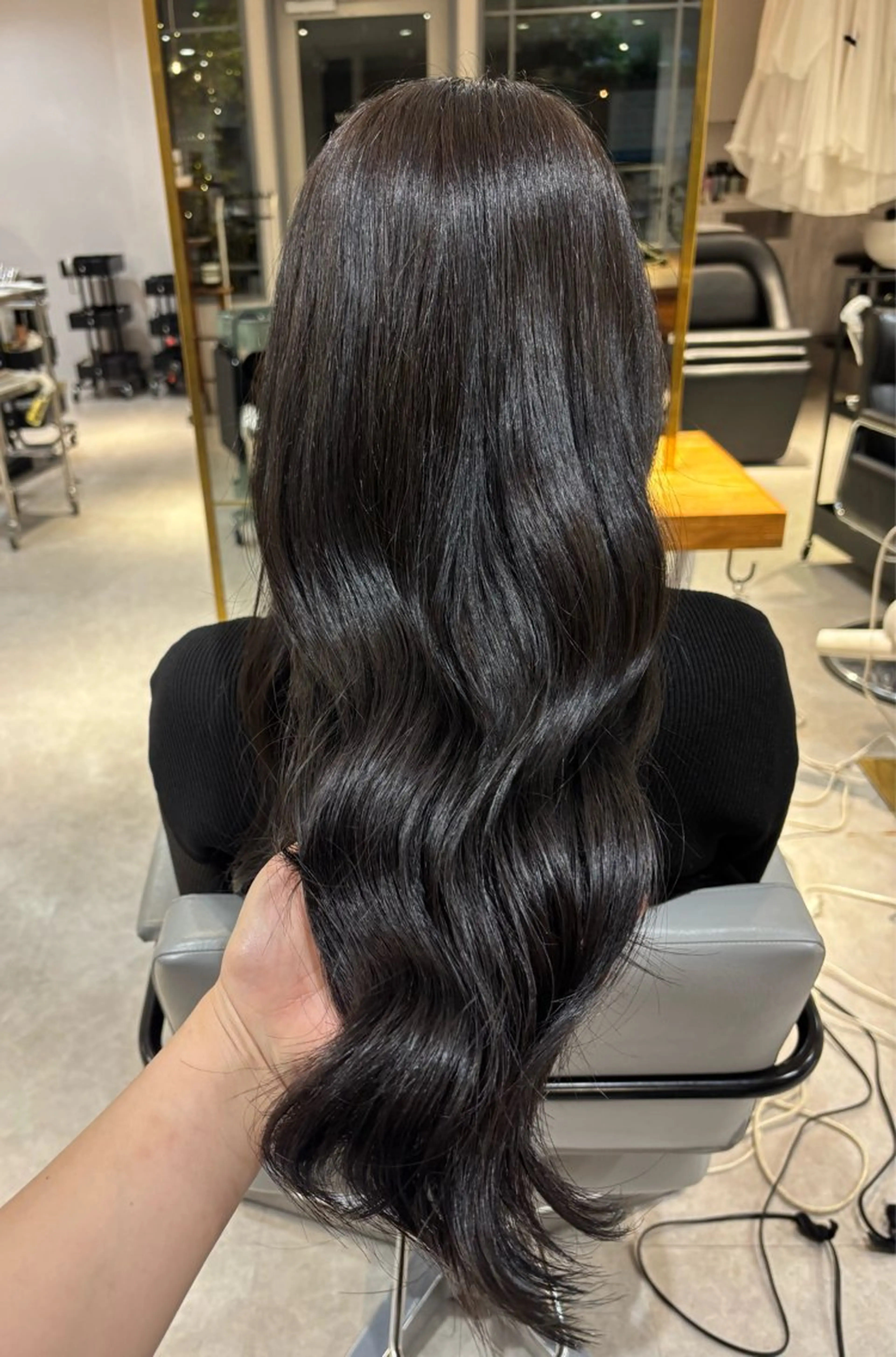 ロング カラー アッシュ ヘアカラー 山辺成美 /モデルさん募集のヘアスタイル
