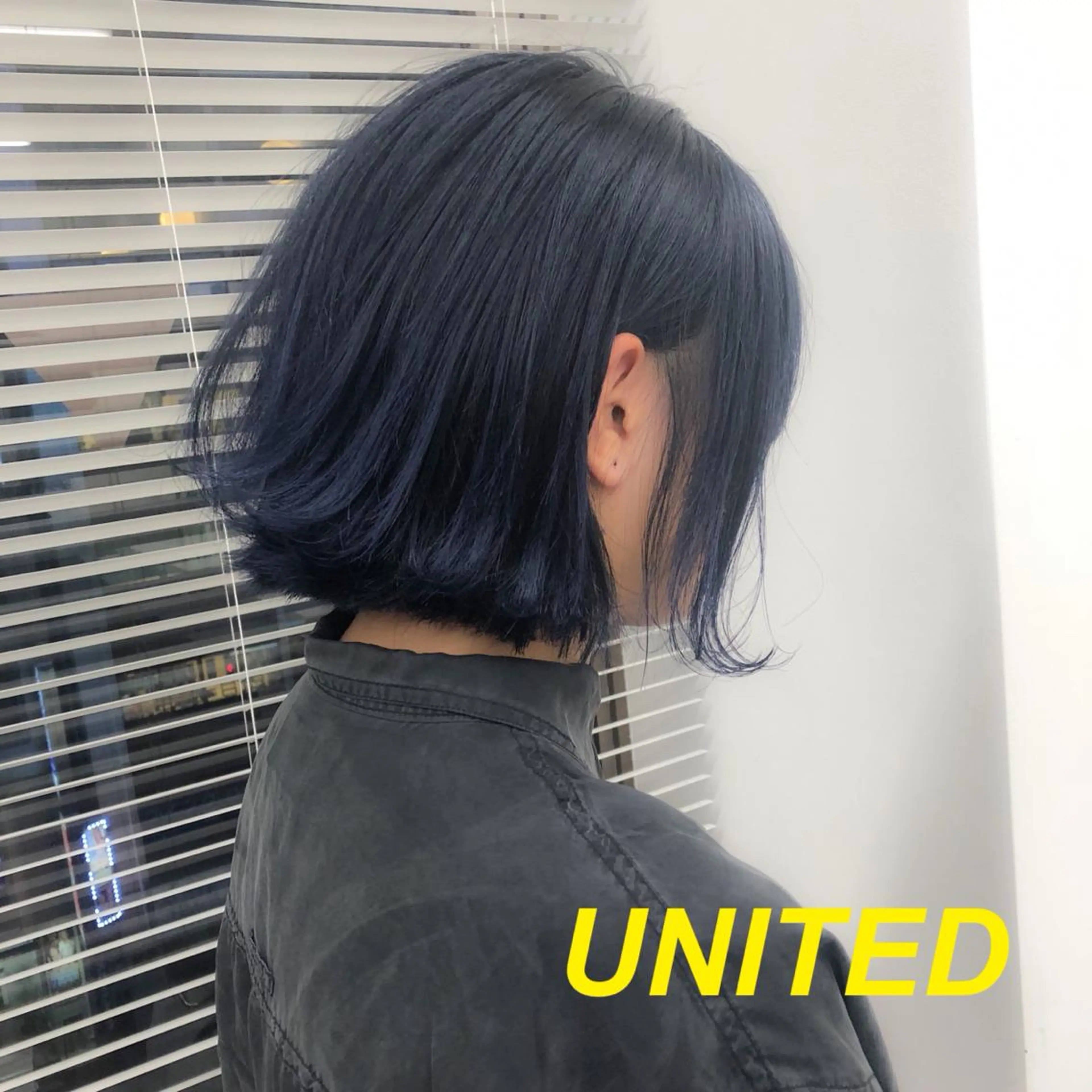 ミディアム カラー ブルーカラー ネイビーカラー 🦄カラー比率90% 🦄TAKAYAのヘアスタイル