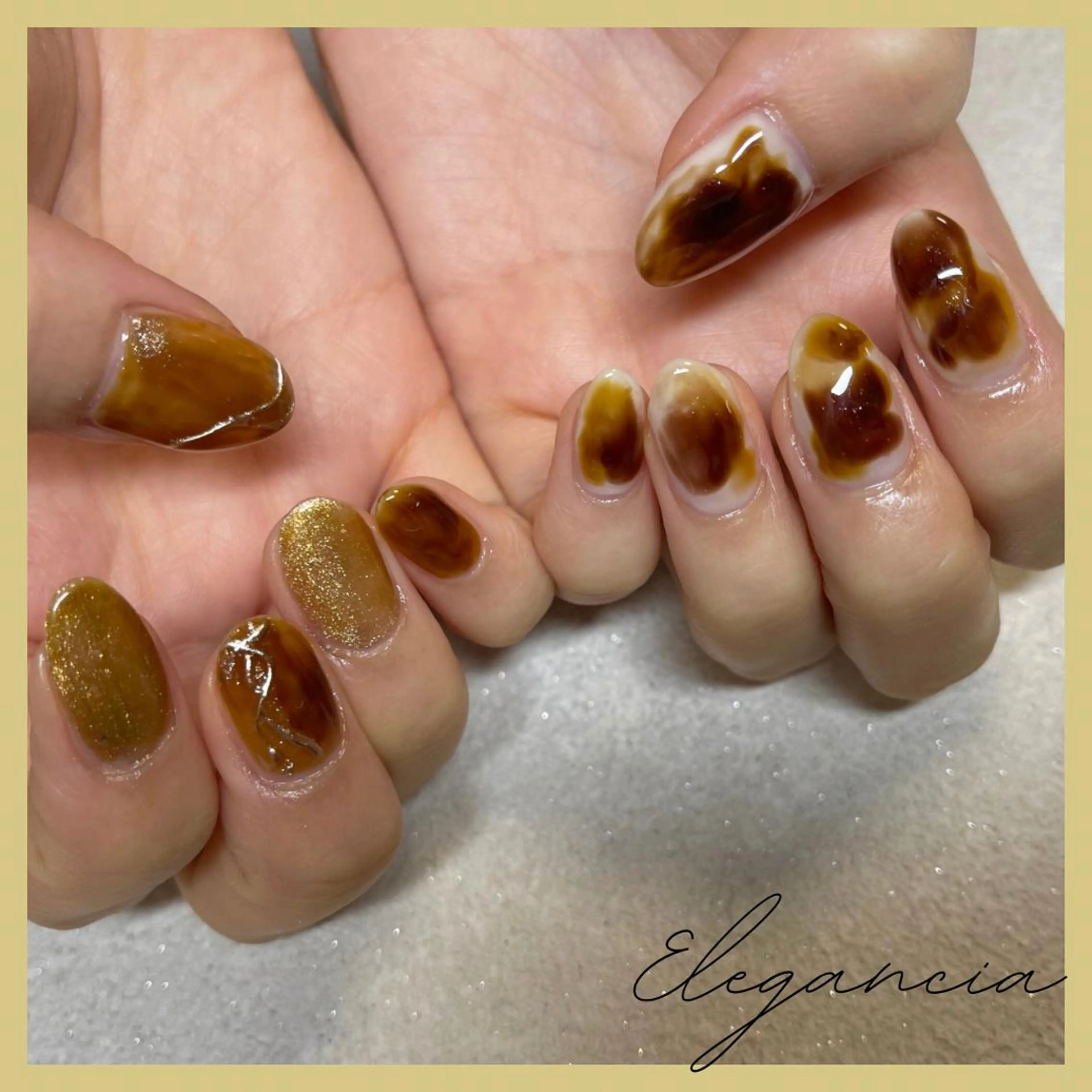 カラー ネイル ハンドネイル Elegancia. Hiromiのネイルデザイン