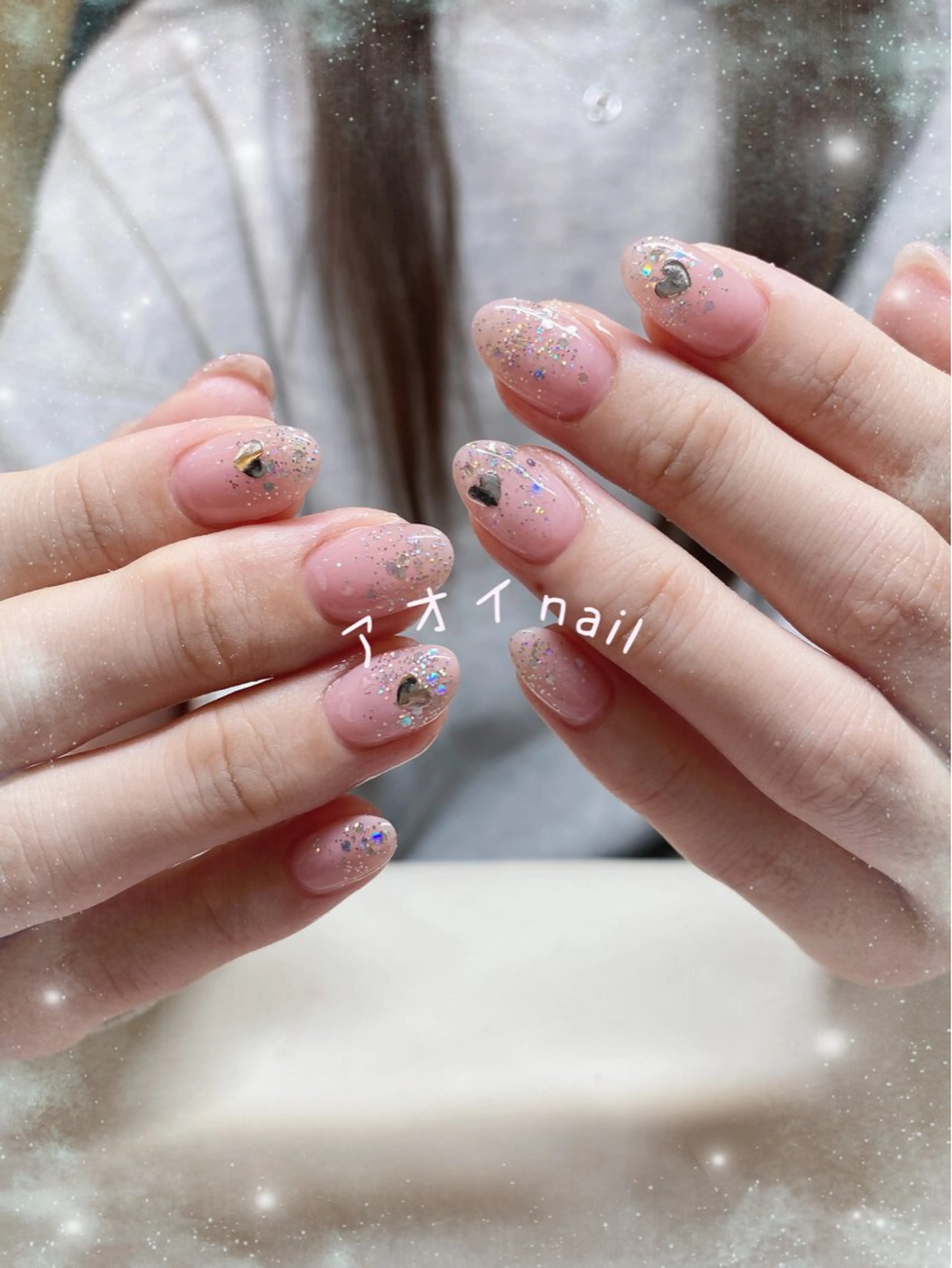 ネイル ハンドネイル ハンドケア ネイル＆アイラッシュ ∩_∩アオイのネイルデザイン