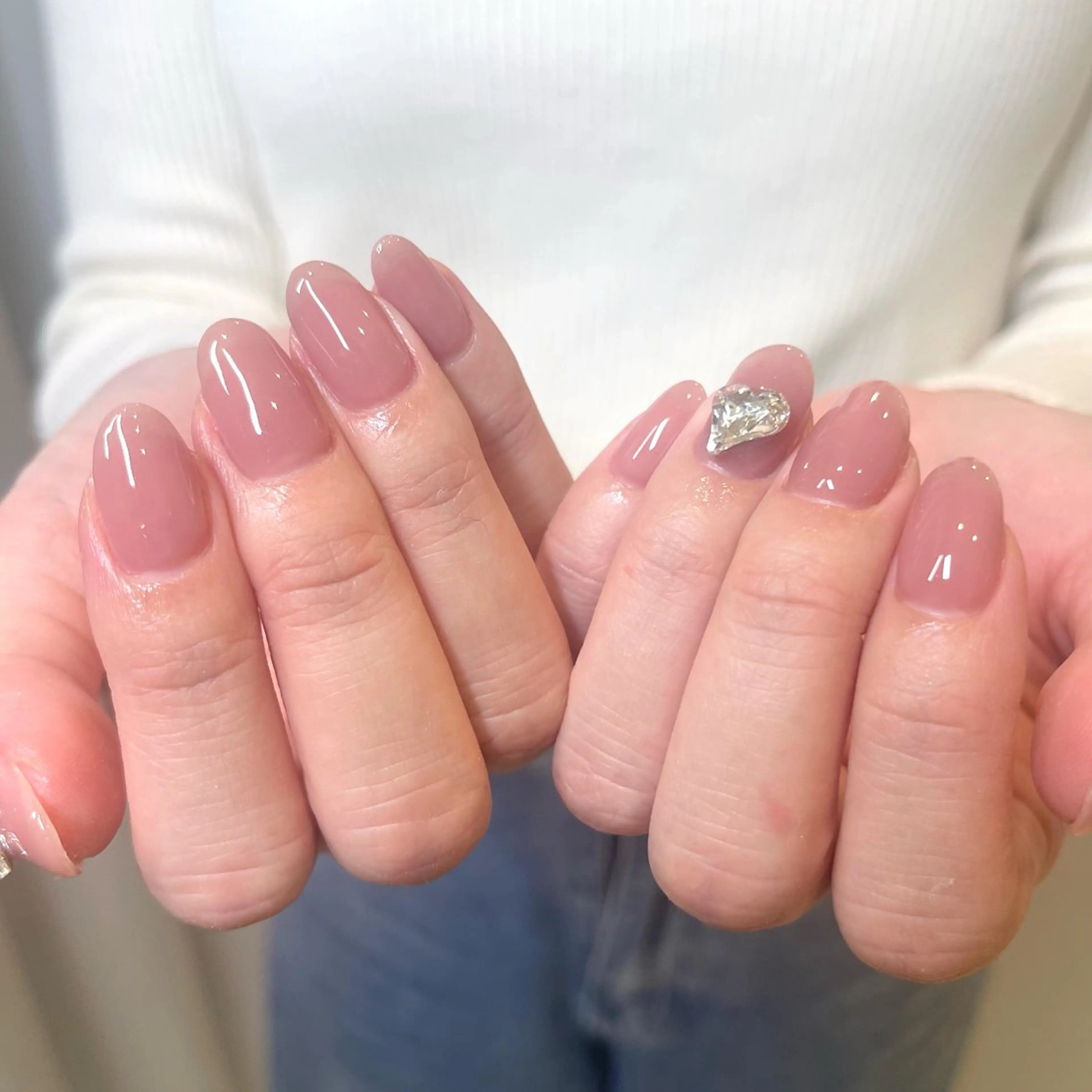 ネイル シンプルネイル 🧁fein. nana🩵のネイルデザイン