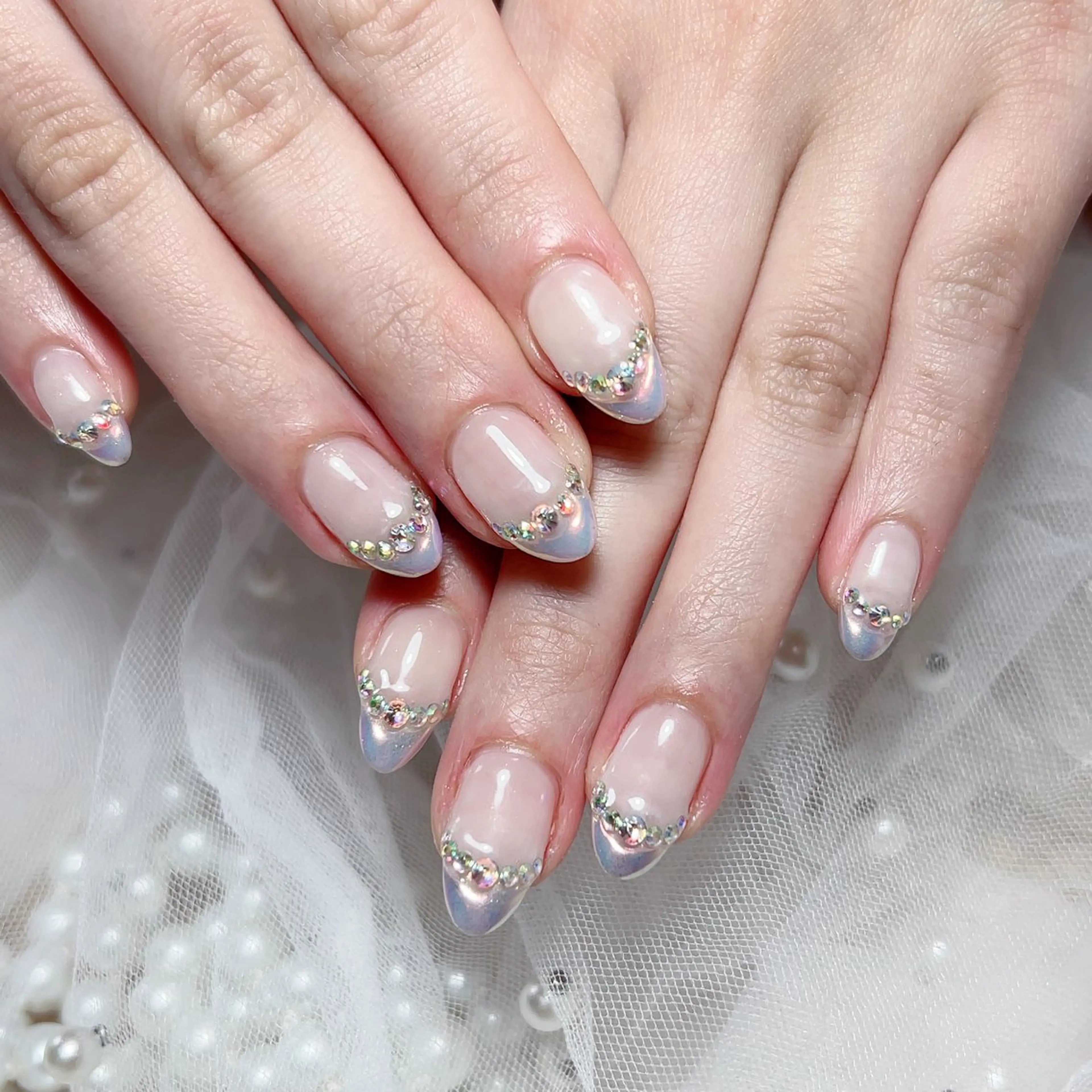 ネイル ハンドネイル M🌷nail 長さだし専門店のネイルデザイン