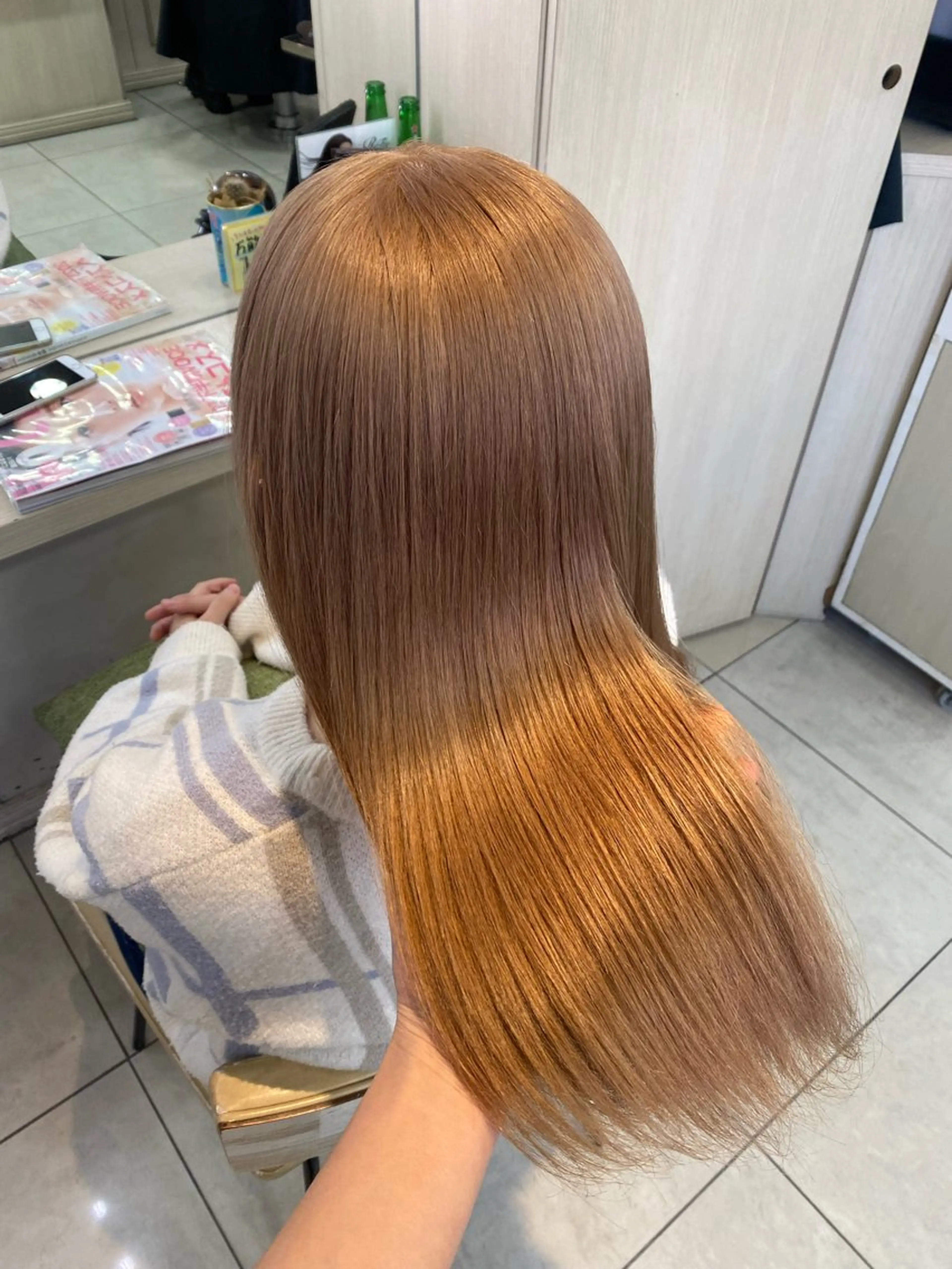 カラー 横浜パーマアレンジ 🌼スズキ　リョウカのヘアスタイル