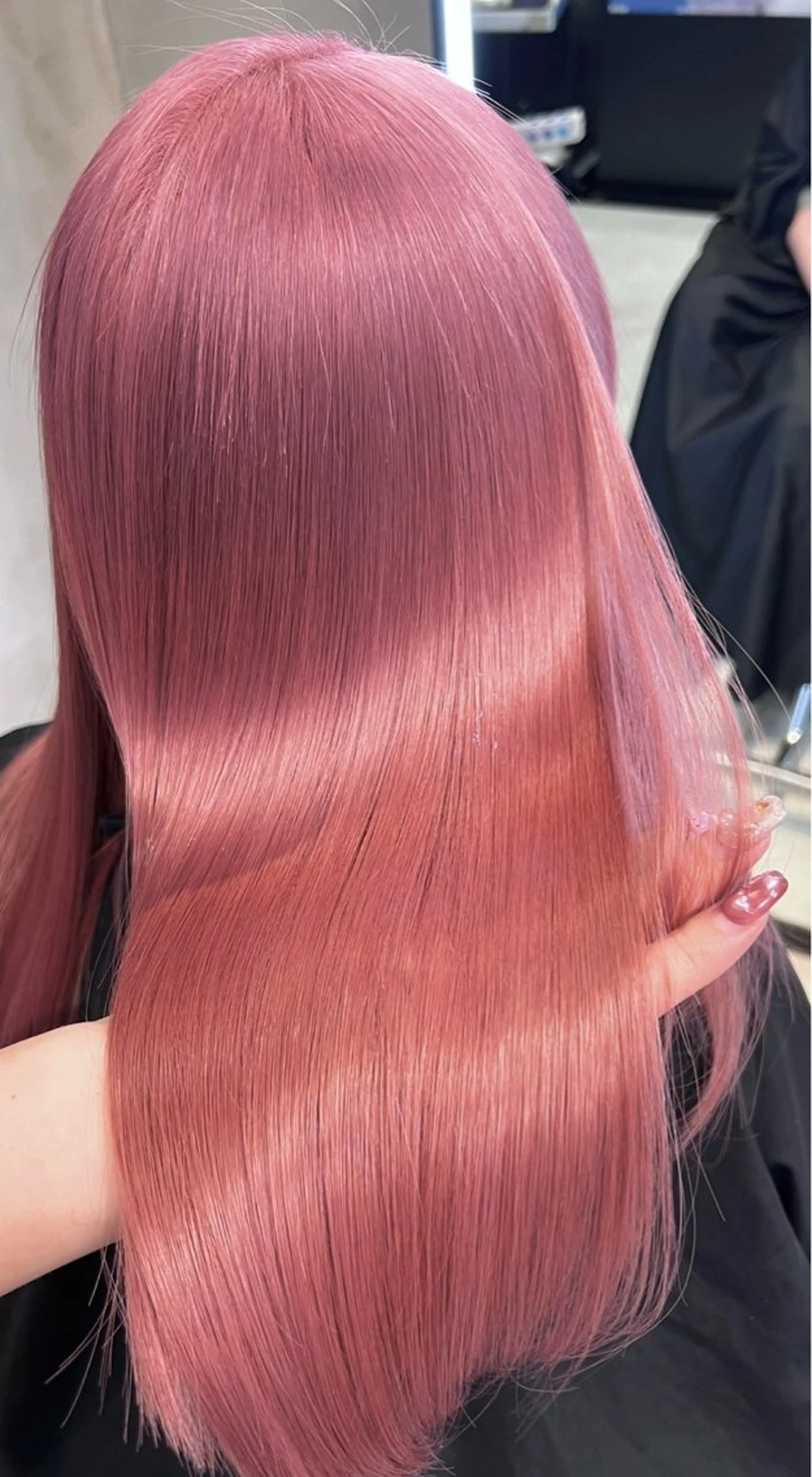 ロング ヘアカラー トリートメント ハイトーン♡ブリーチ ♡エクステ♡nanaのヘアスタイル