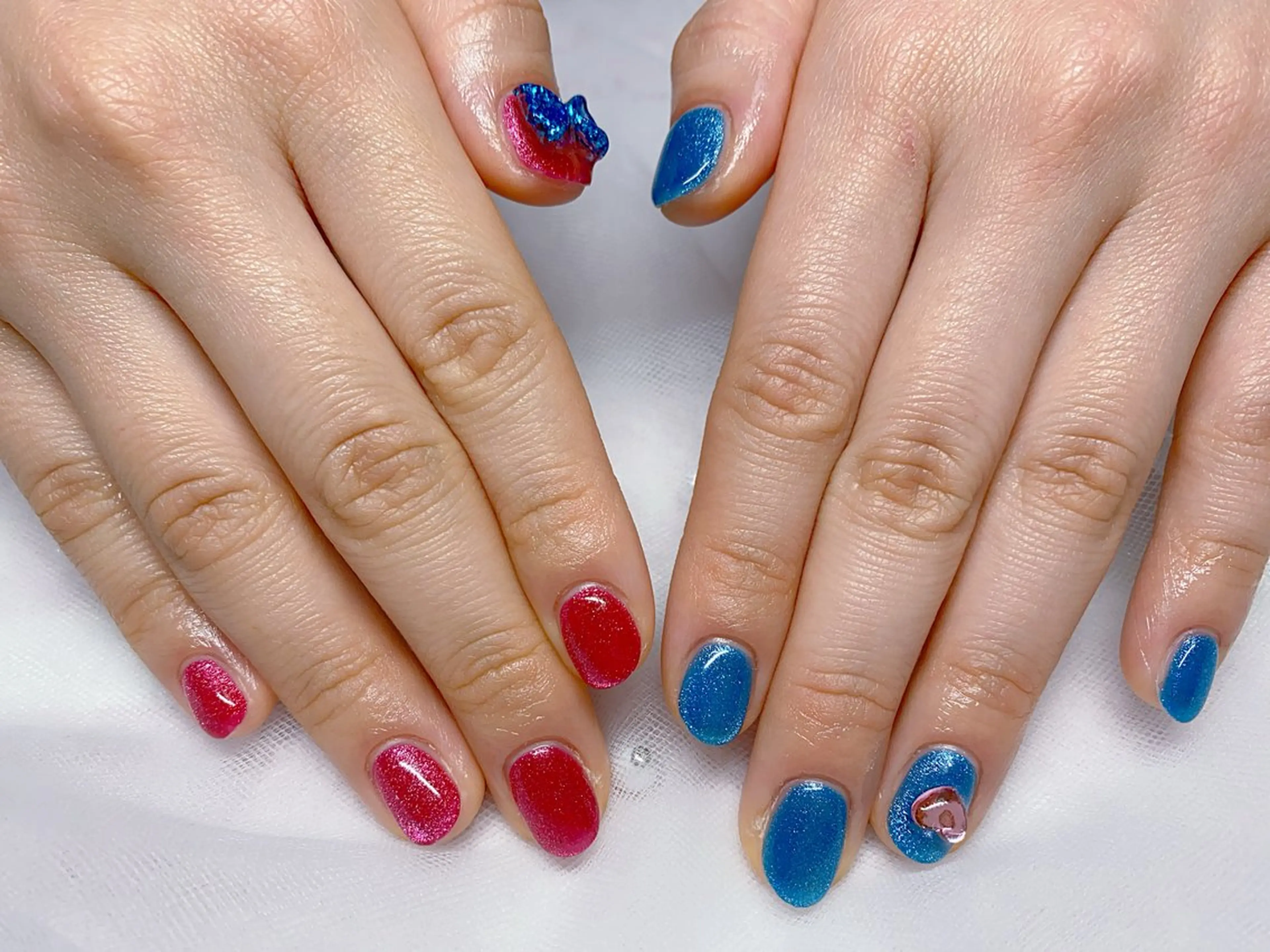 ネイル マグネットネイル ハンドネイル Jasmine nailsalon所属・ジャスミン ネイルサロンのネイルデザイン