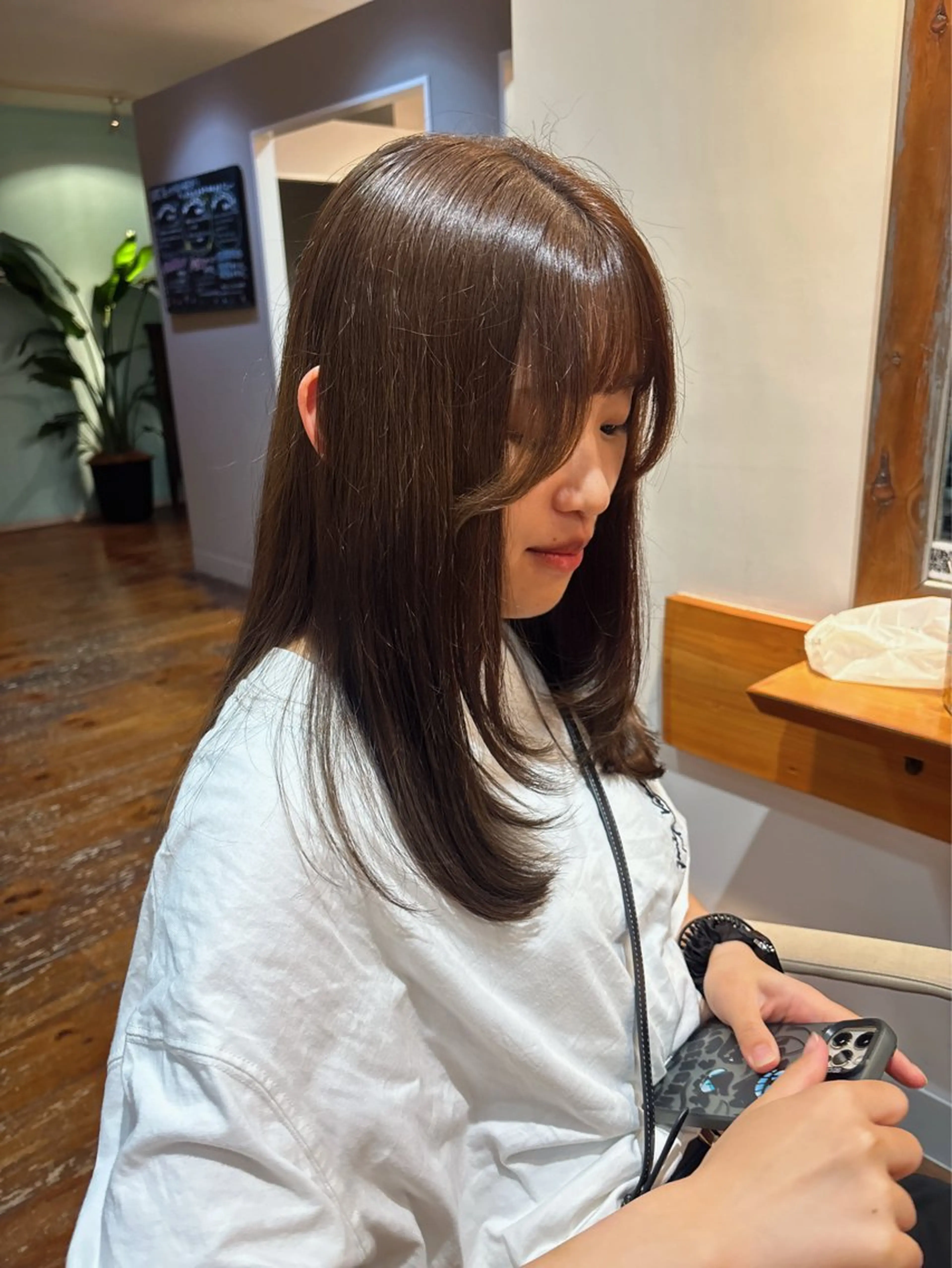 ロング レイヤーカット 榎本 紀美／カット無料のヘアスタイル