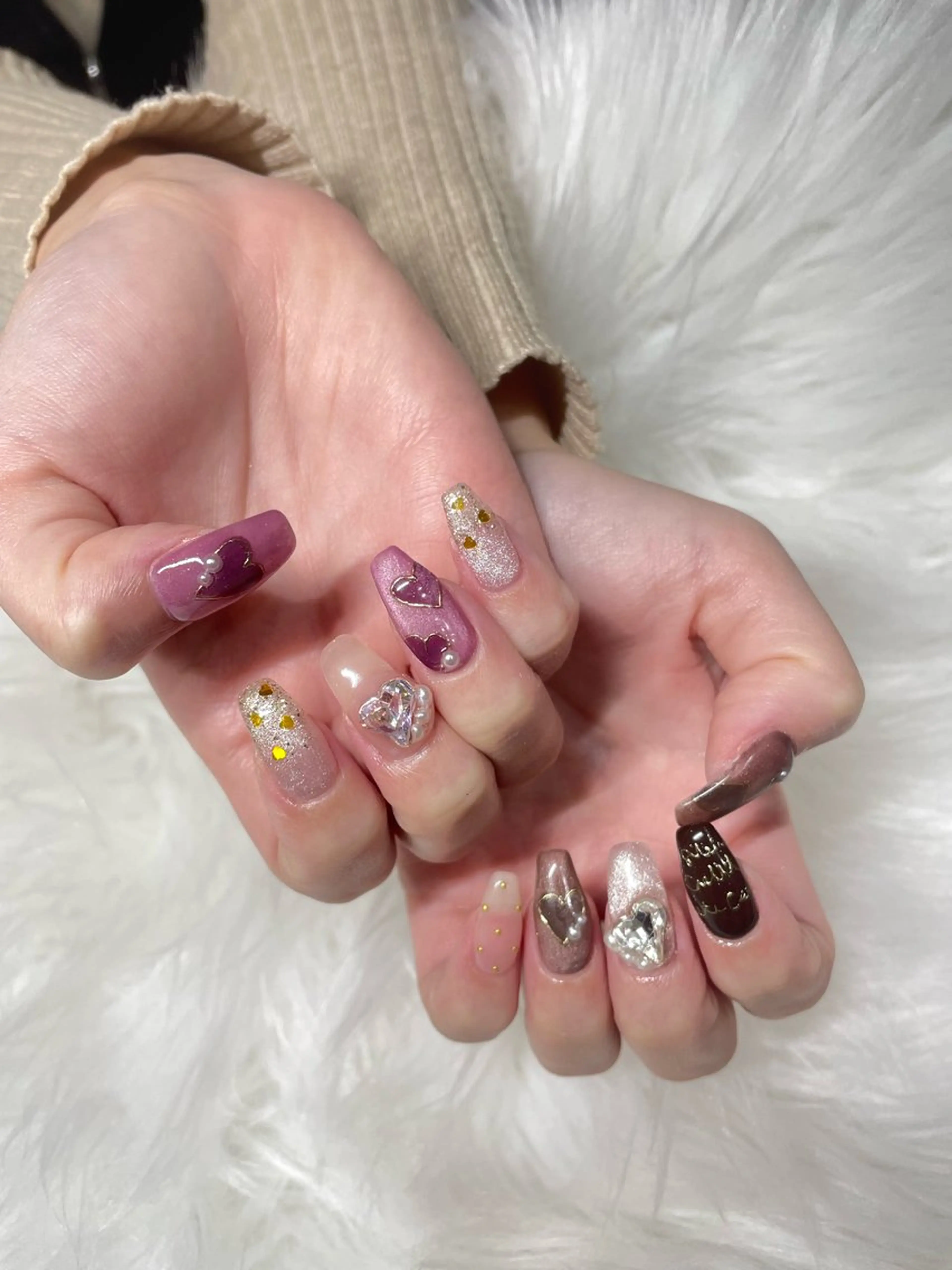 ネイル ハンドネイル オーロラ所属・YUI nailのネイルデザイン