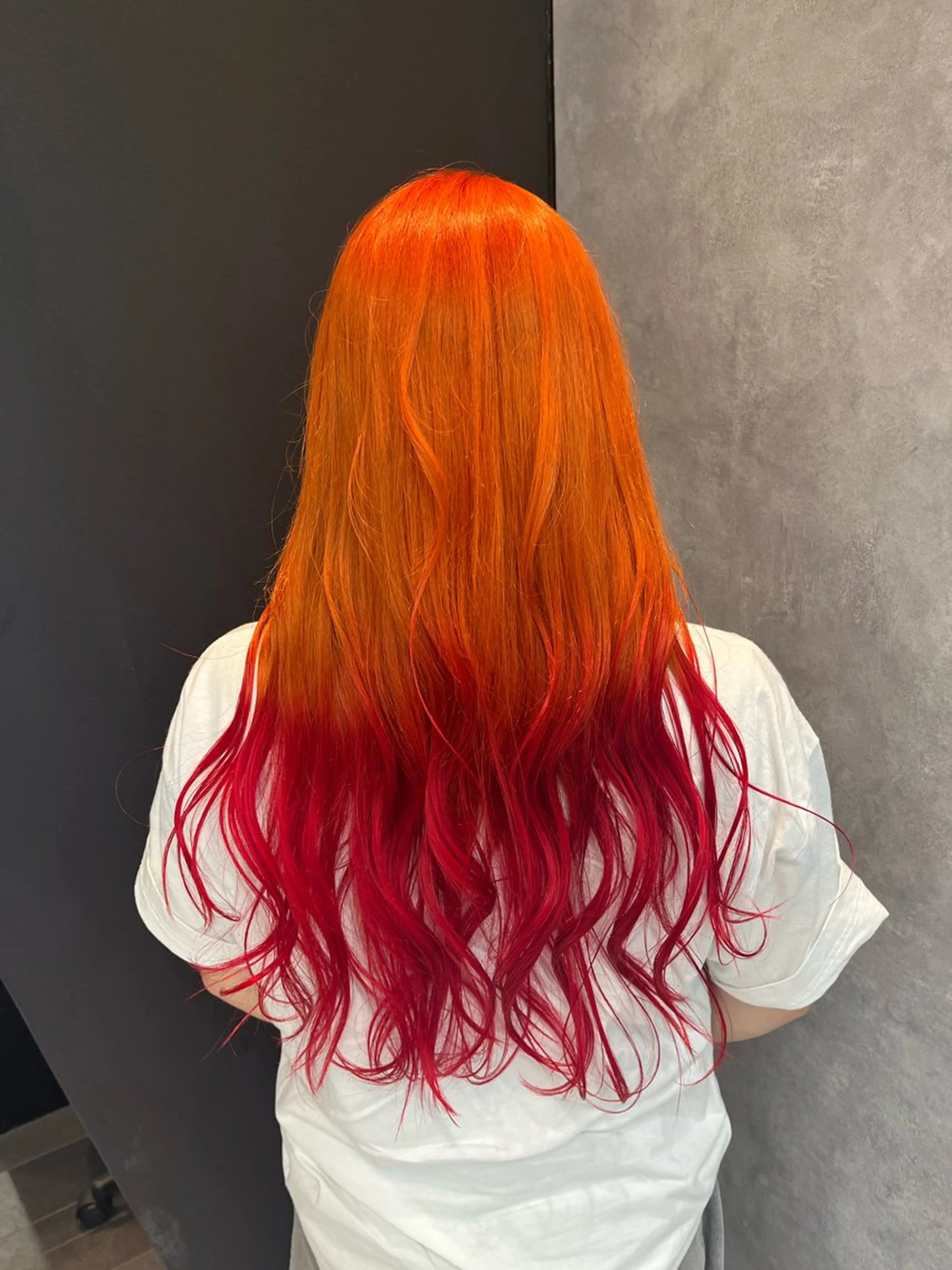 セミロング カット ヘアカラー トリートメント ill【イル】天神西通り店所属・髪質改善縮毛矯正/暖 色カラー/ウエダカナのヘアスタイル